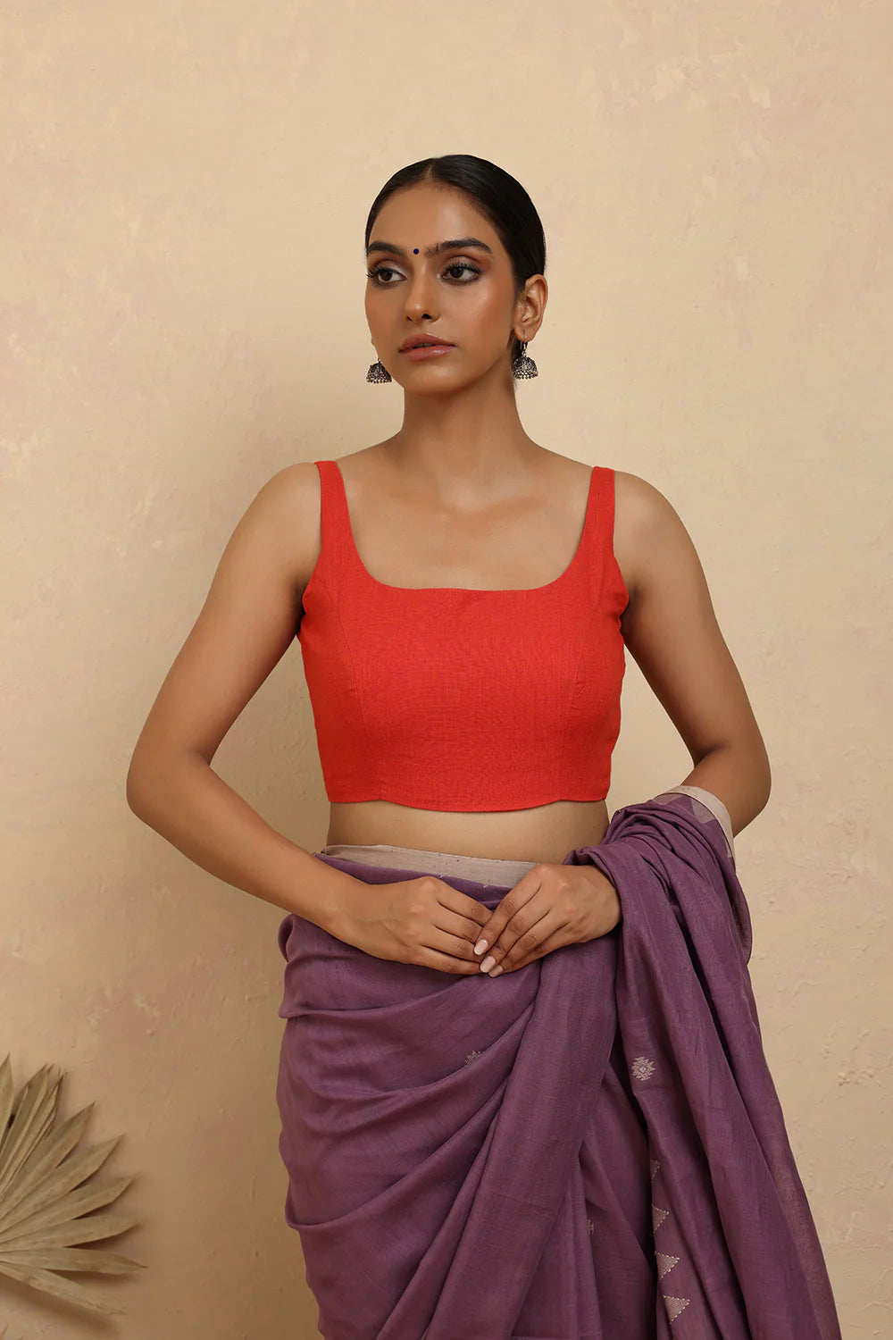 Basic Orange Blouse-Sutra Art of Clothing