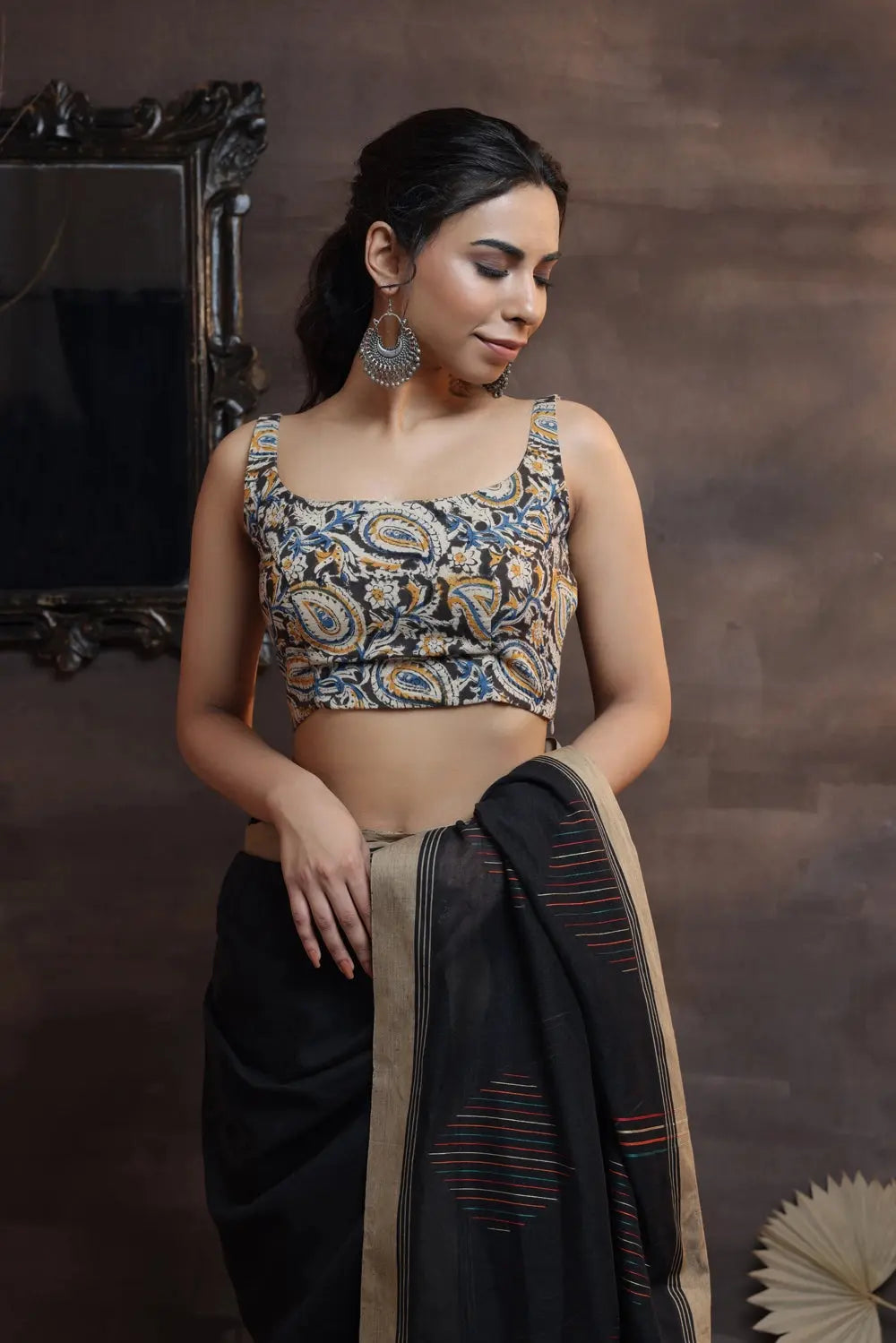 Ananya Kalamkari Blouse-Sutra Art of Clothing