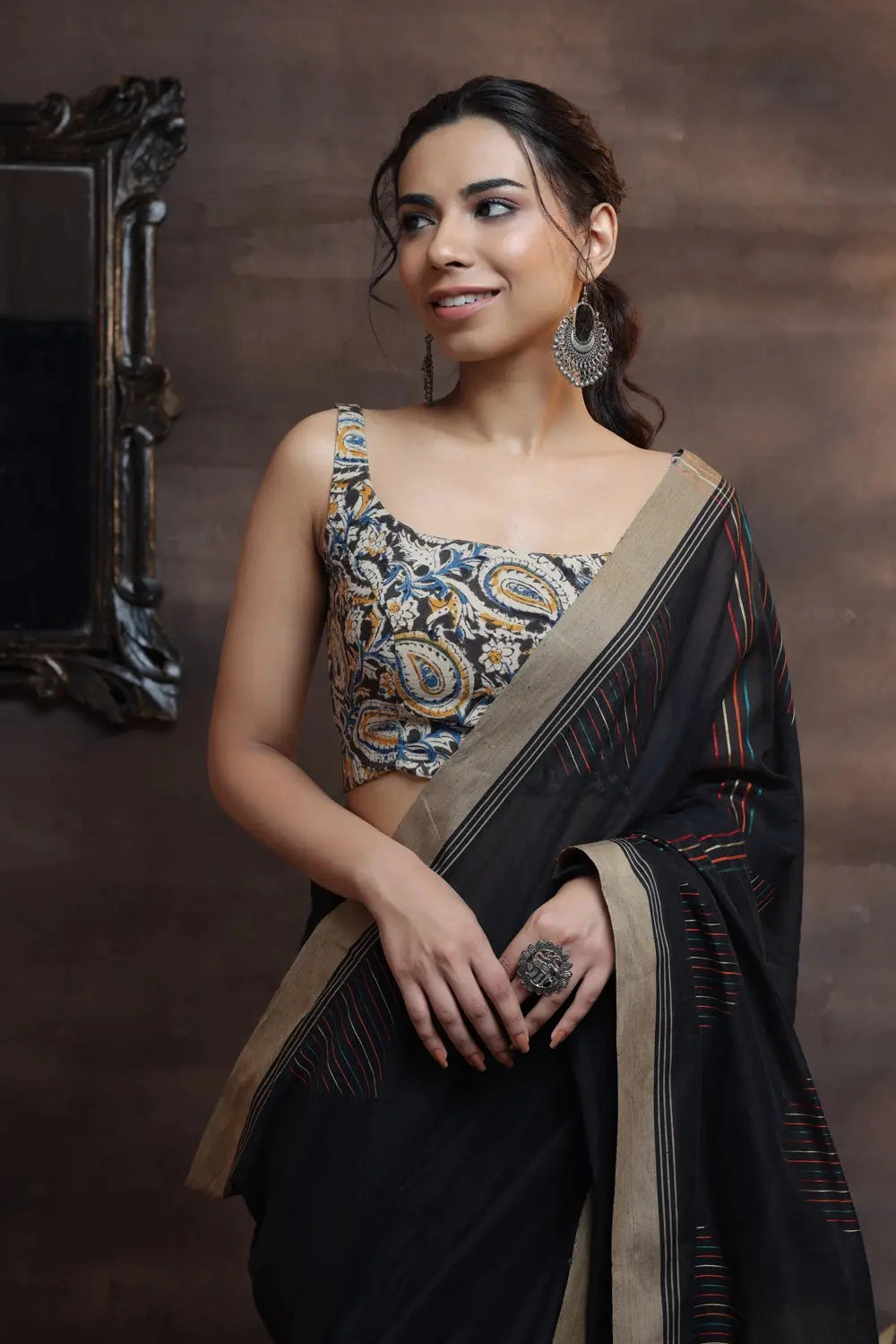 Ananya Kalamkari Blouse-Sutra Art of Clothing