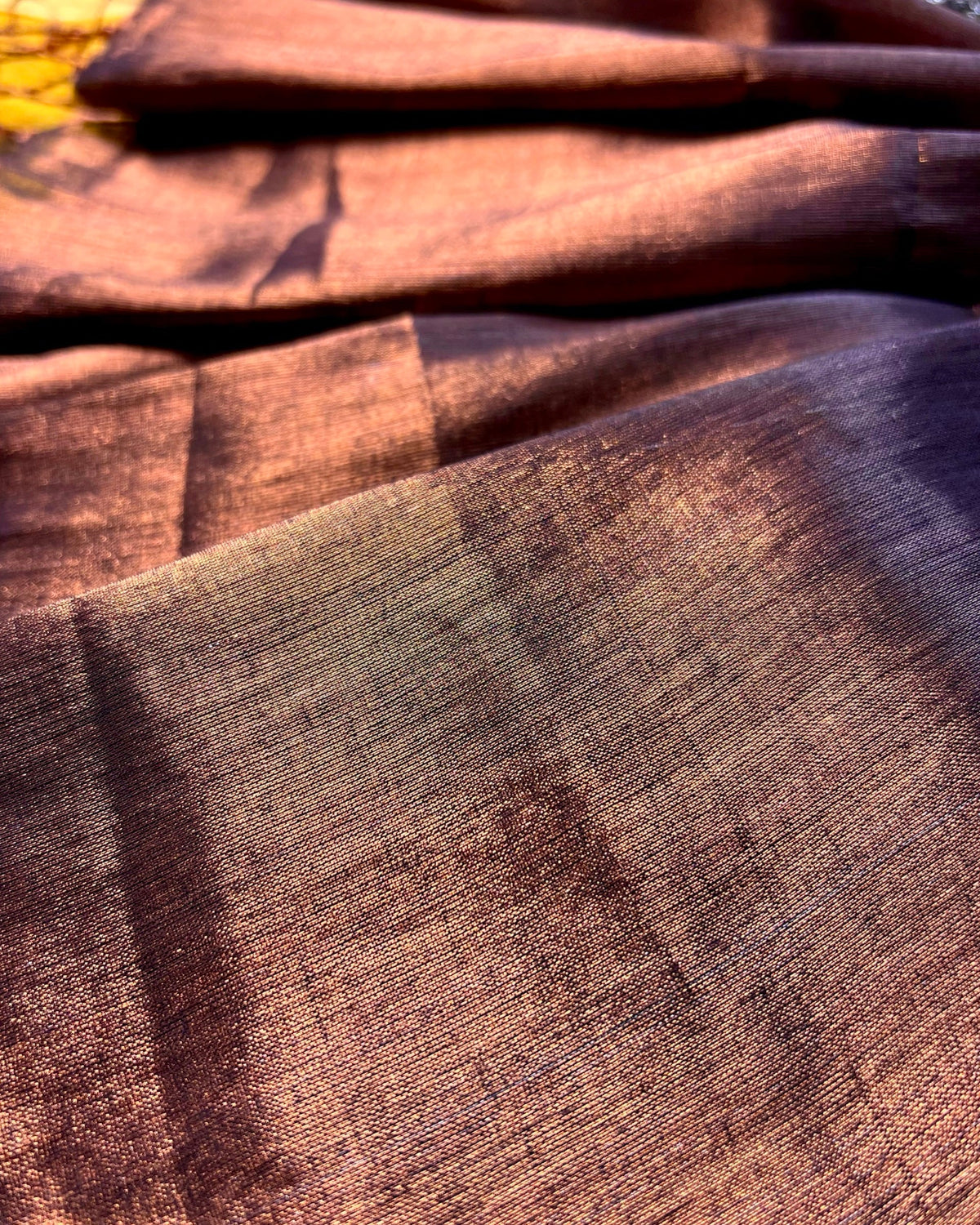 Shop AaMe Tabassum saree in mulmul tissue fabric for festive glamour