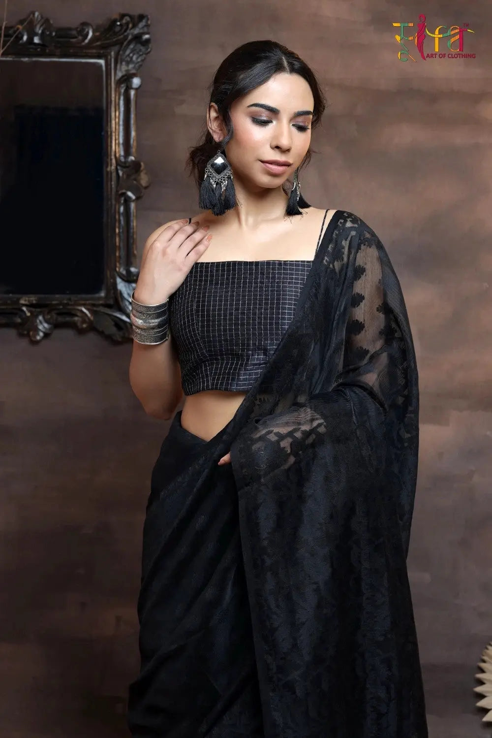 Chaandani Raat Blouse-Sutra Art of Clothing