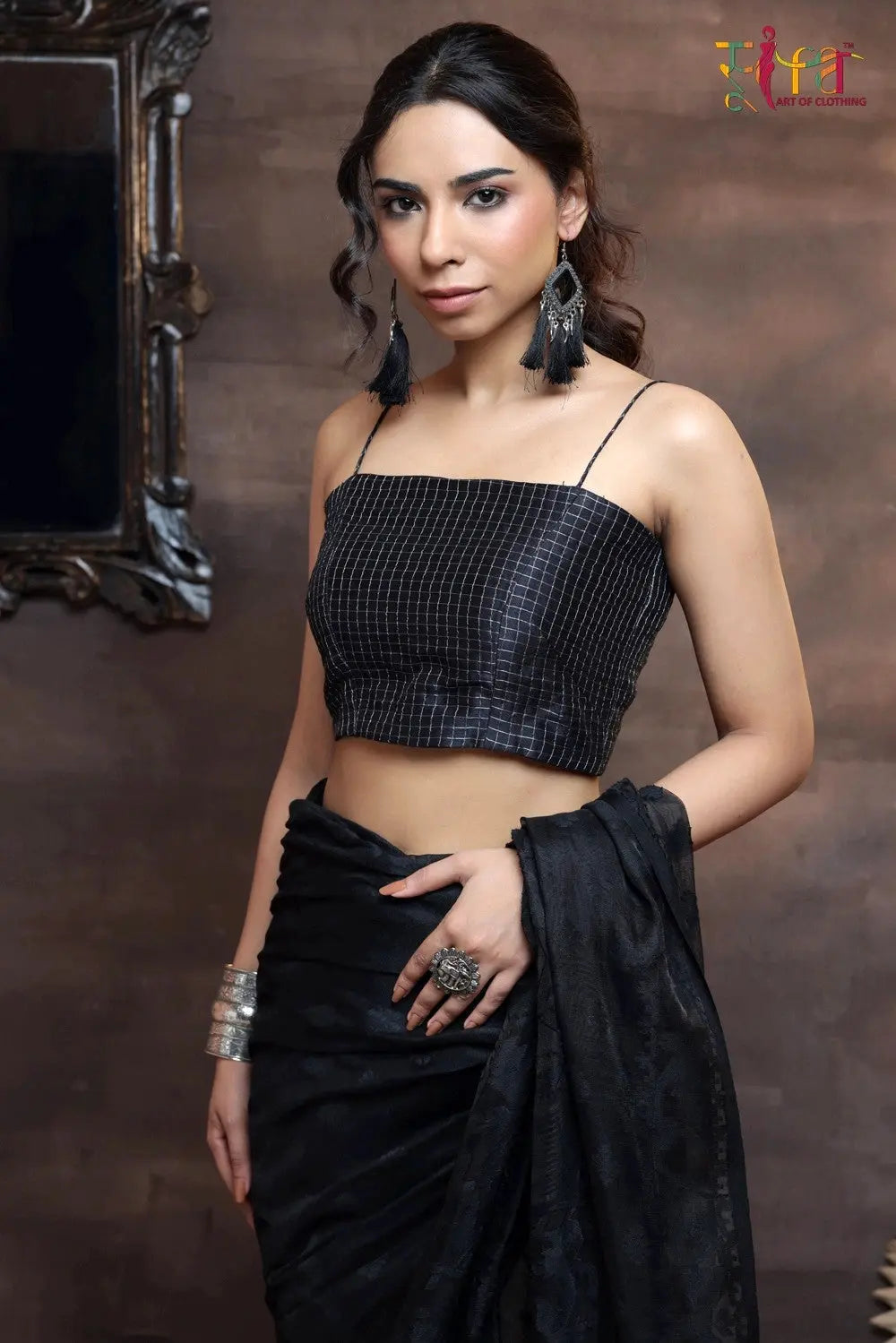 Chaandani Raat Blouse-Sutra Art of Clothing