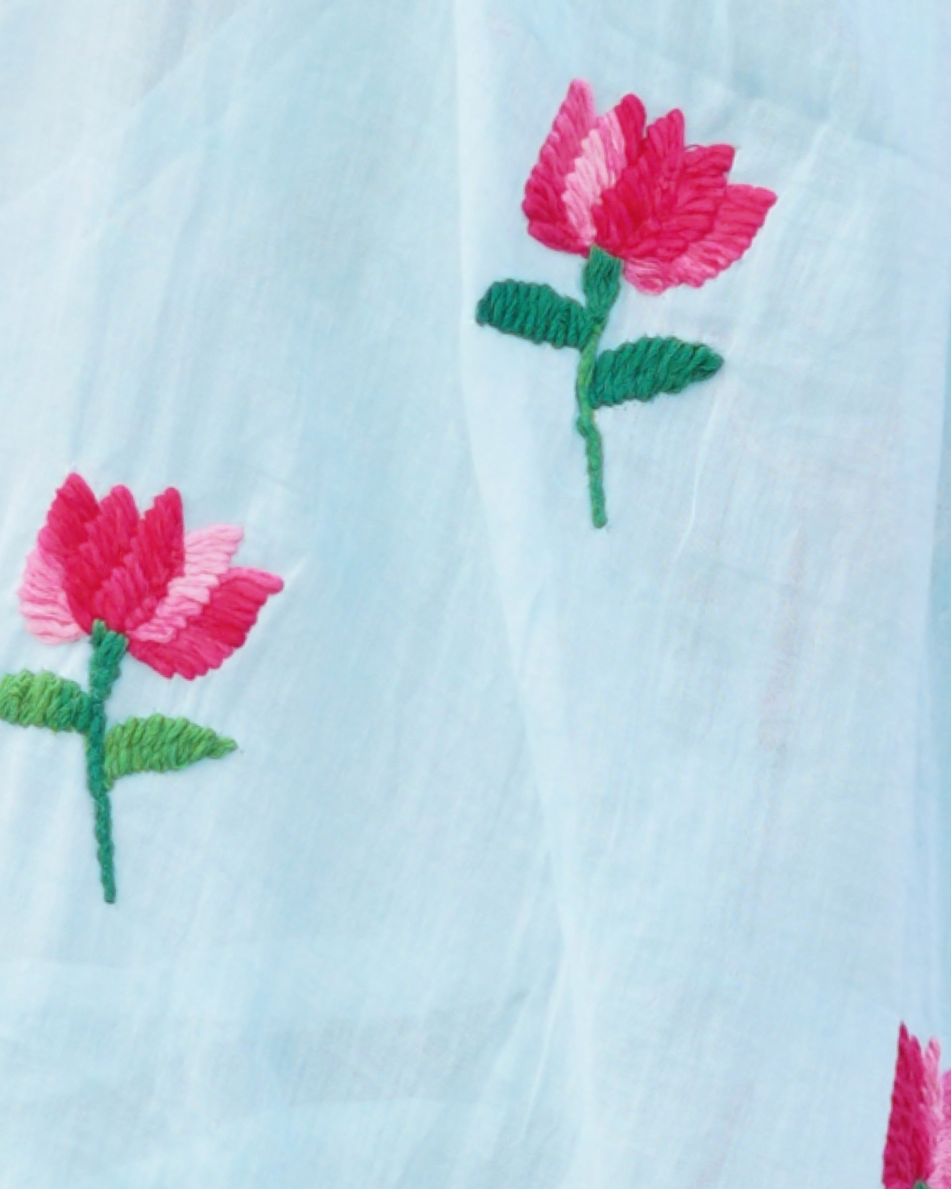 Mulmul cotton saree with fine embroidery, a breathable saree for festive occasions and daily wear.