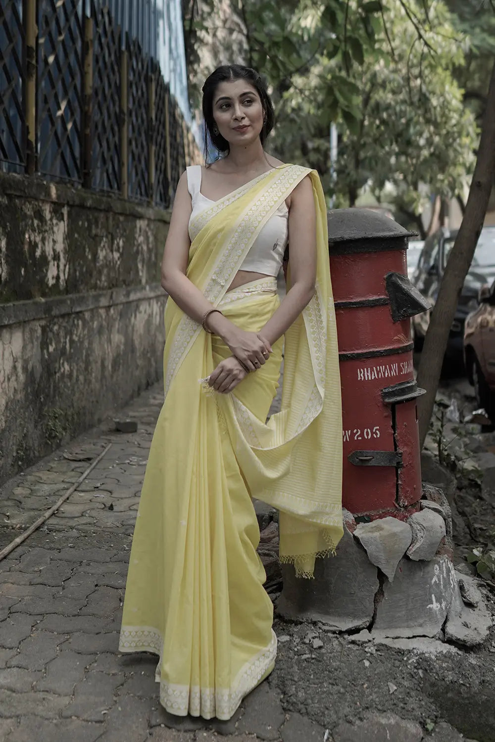 Surmai Jamdani Blouse-Sutra Art of Clothing