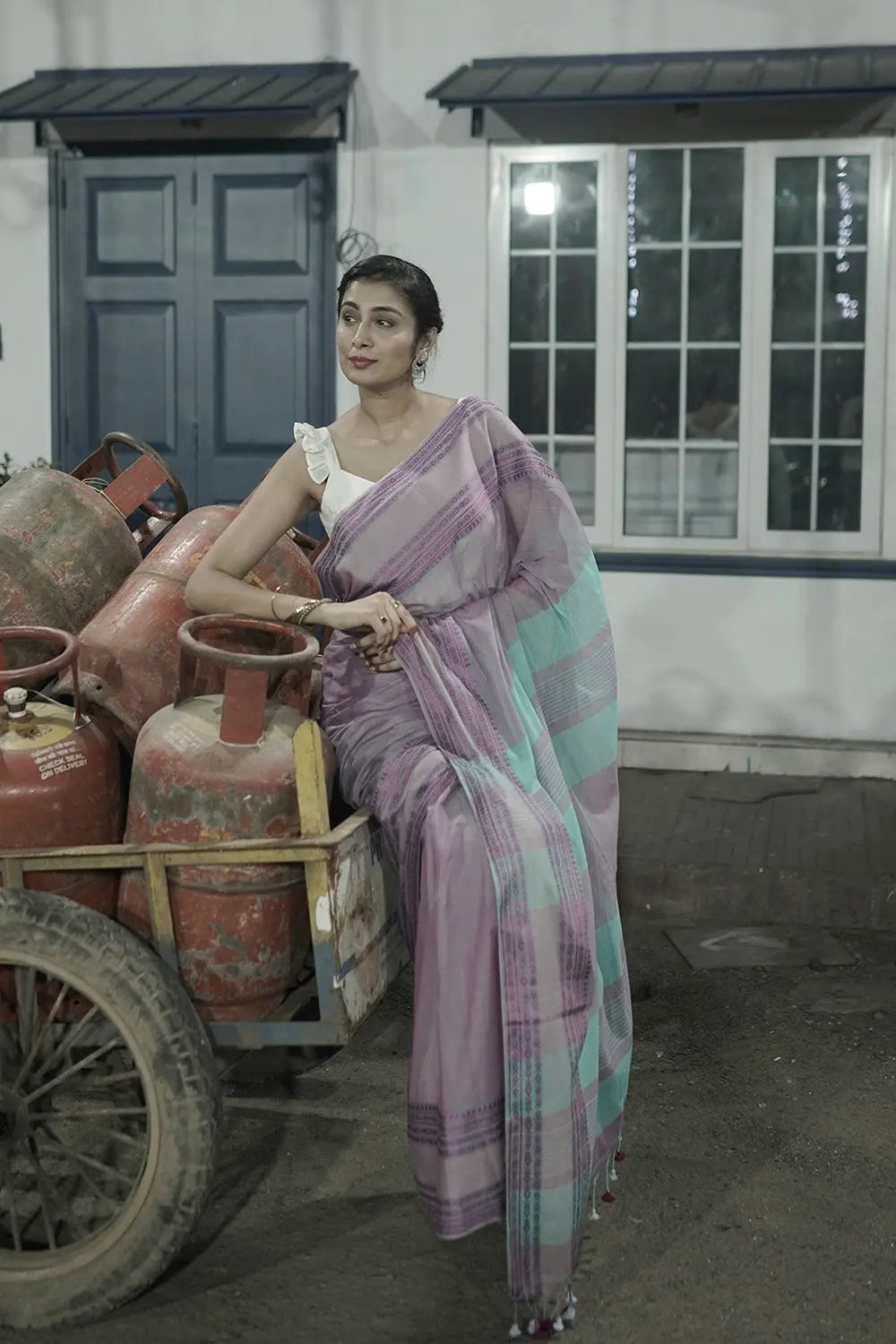 Saumya Jamdani Blouse-Sutra Art of Clothing
