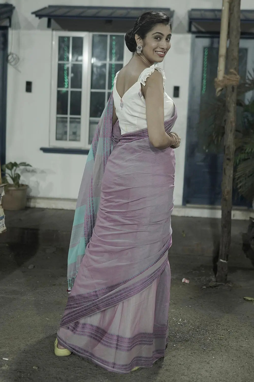 Saumya Jamdani Blouse-Sutra Art of Clothing
