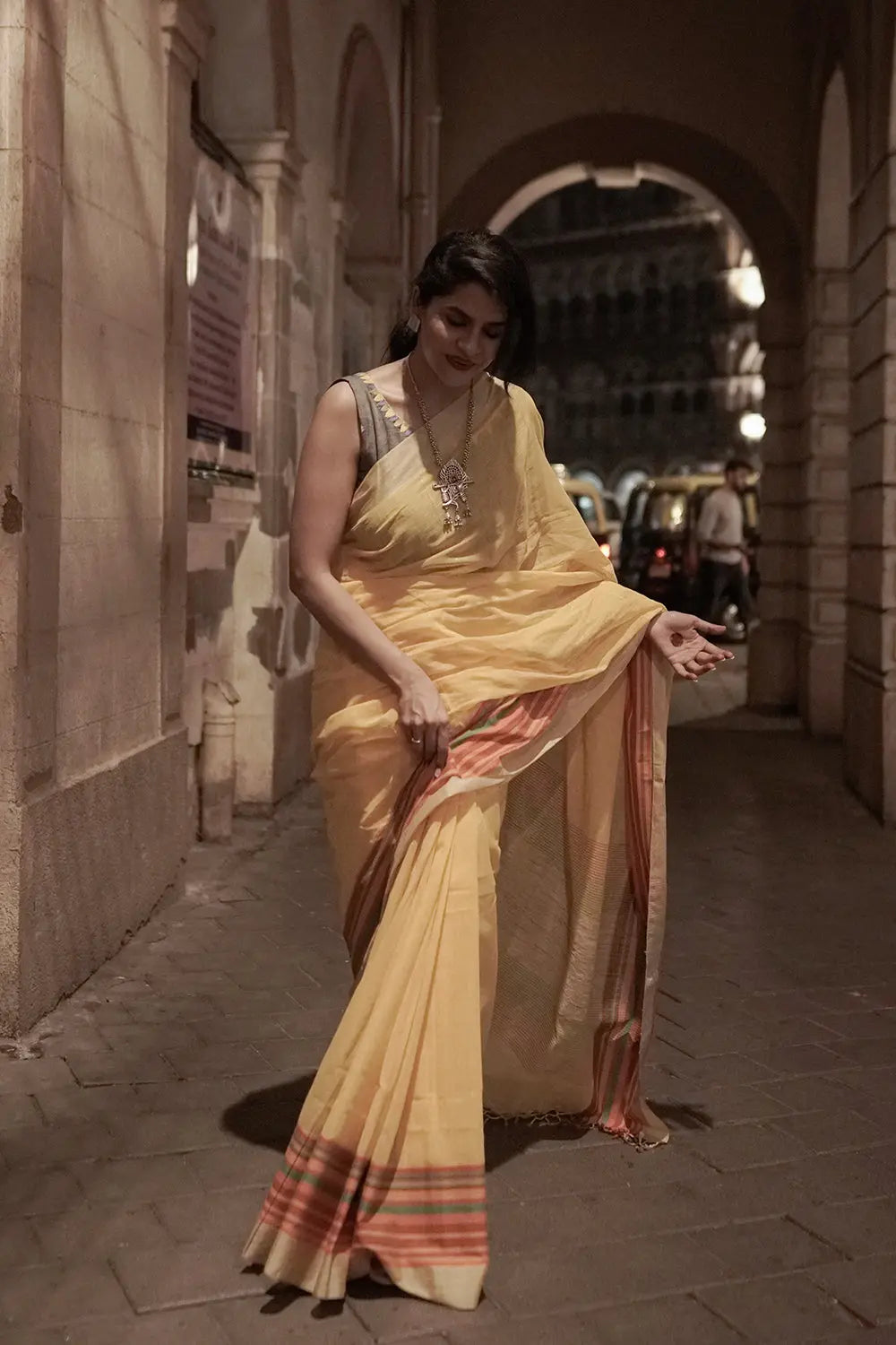 Amaya Jamdani Blouse-Sutra Art of Clothing