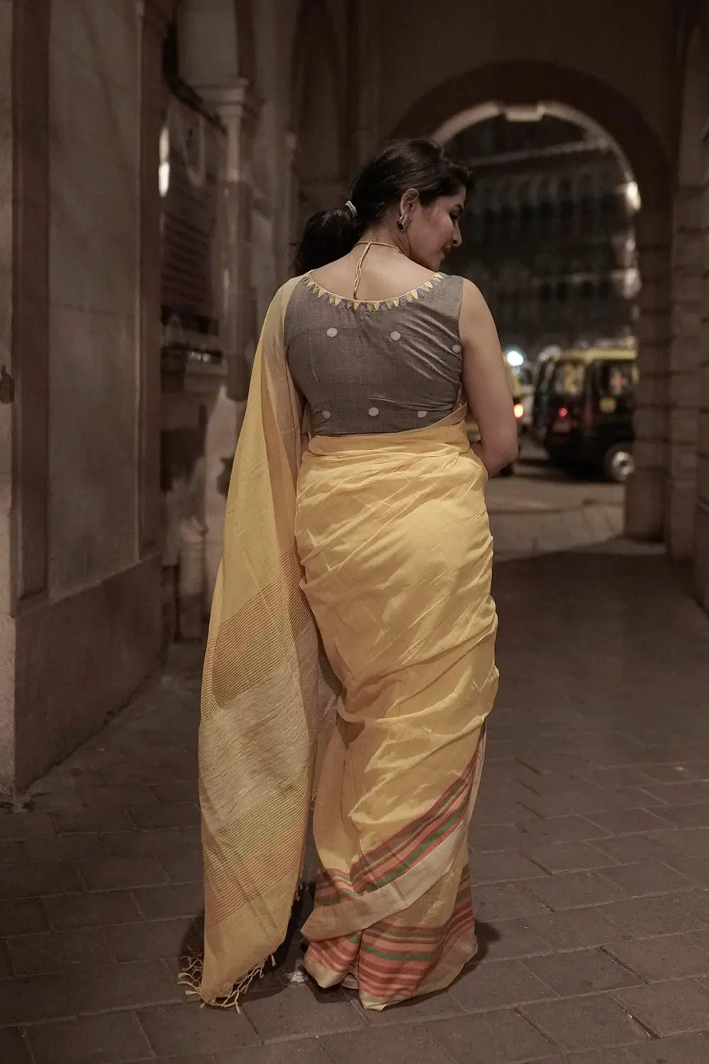 Amaya Jamdani Blouse-Sutra Art of Clothing