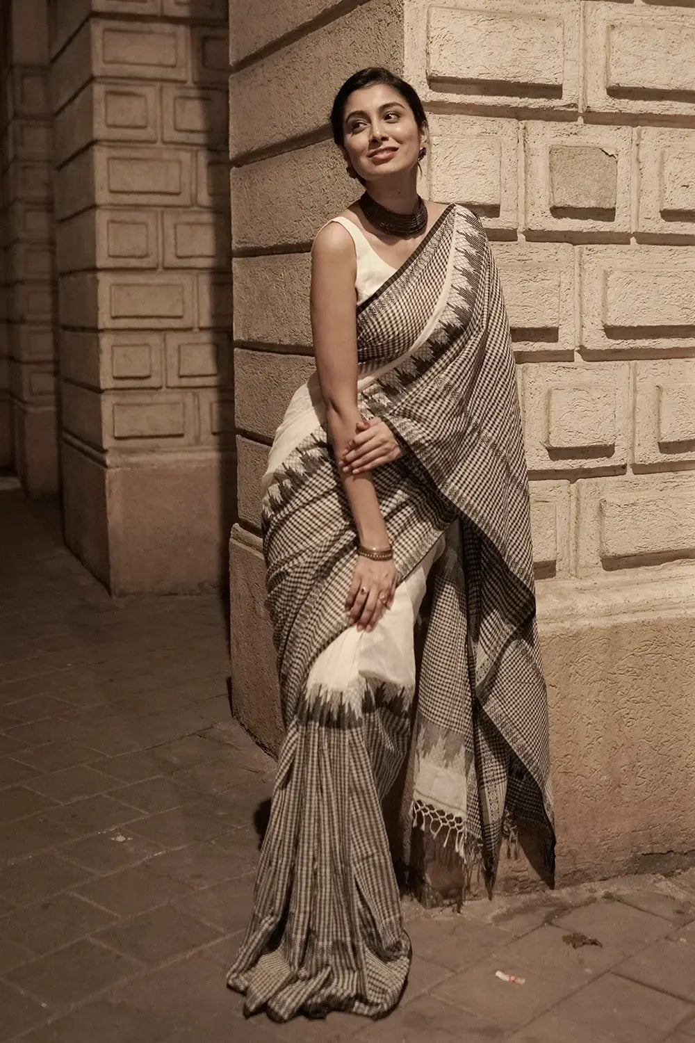 Saakriti Jamdani Blouse-Sutra Art of Clothing