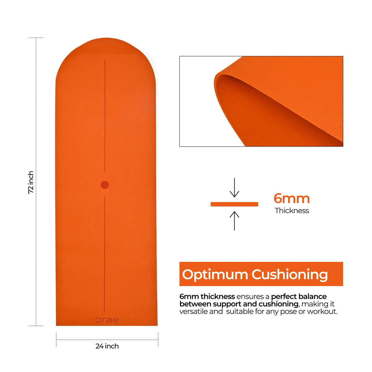 Marrakech Sequence Arched Yoga Mat #color_marrakech#shape_sequence-arched