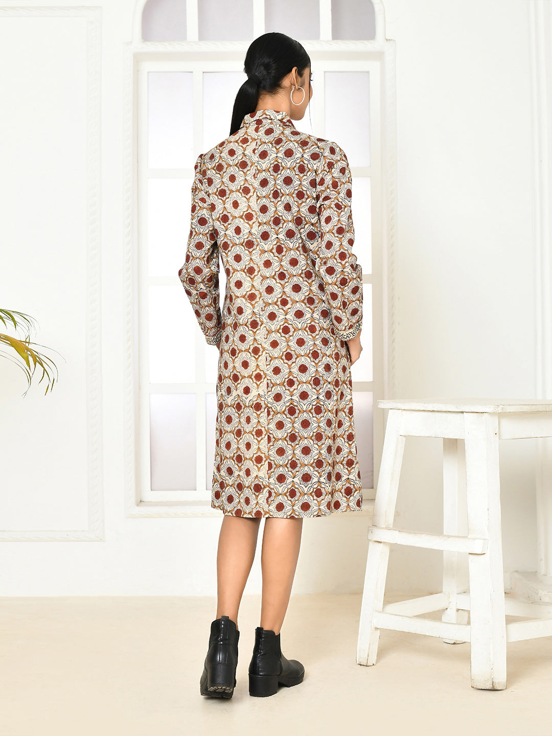 Mia cotton women's long jacket-1