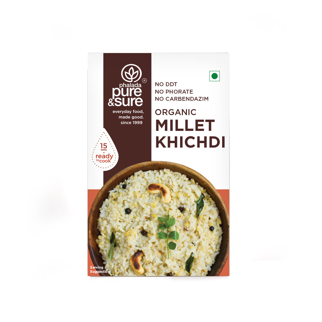 Phalada Pure and sure Organic Millet Khichdi Front