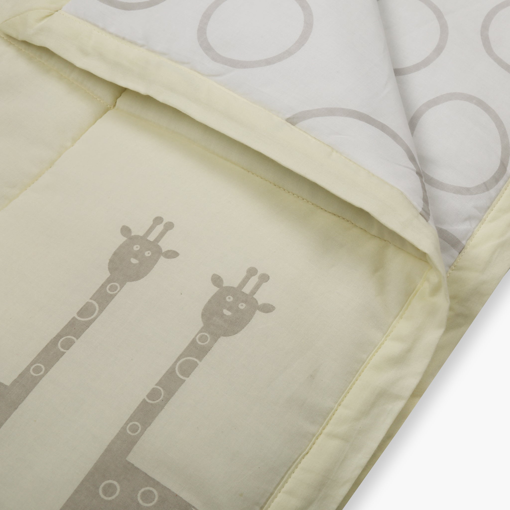 The Giraffes - Organic Quilt (Night Blanket) - Oranges and Lemons