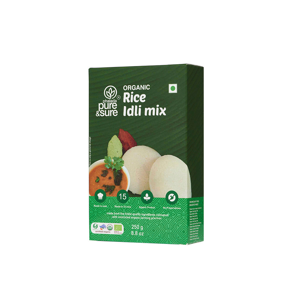 Rice idli mix side