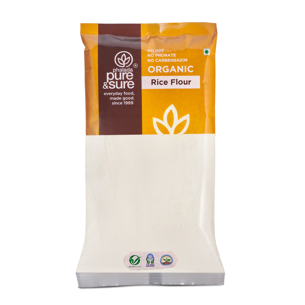 Phalada Pure and Sure Organic Rice flour 500g front