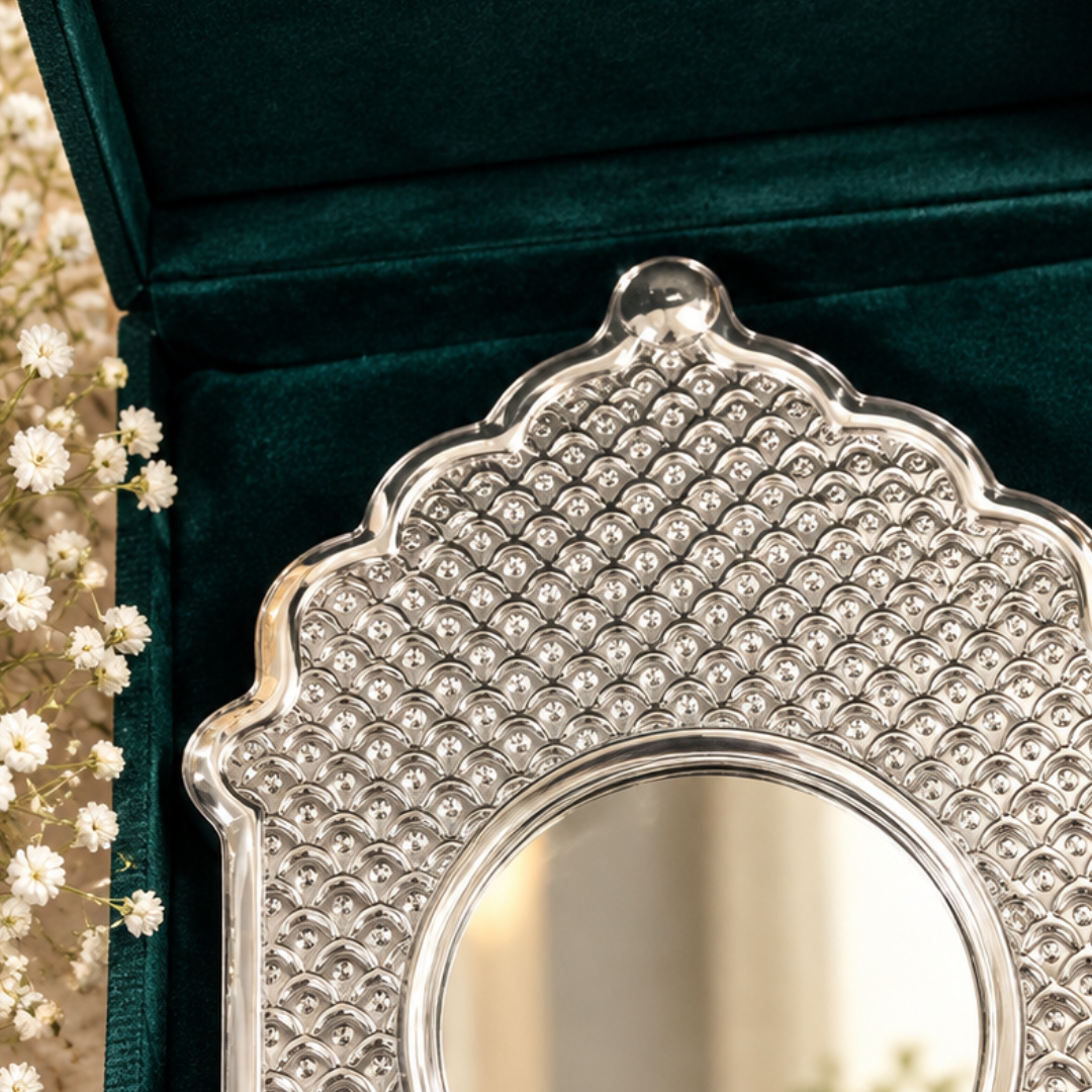 Silver Plated Tea Light Holder | Elegant Candle & Diwali Décor | Artecasa - https://artecasa.in/