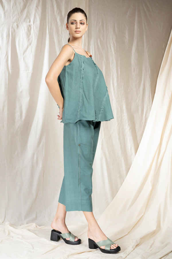 Simple essence- eco-club teal co-ord set