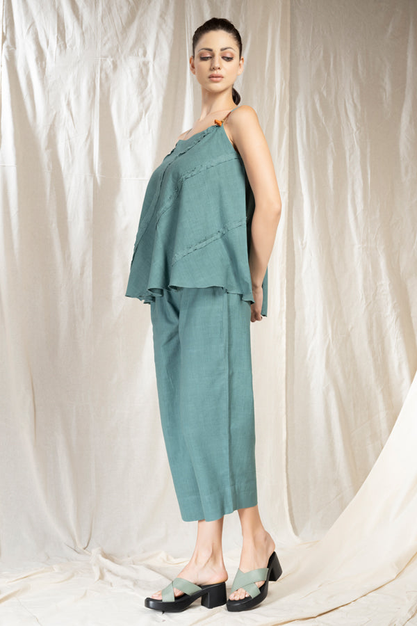 Simple essence- eco-club teal co-ord set