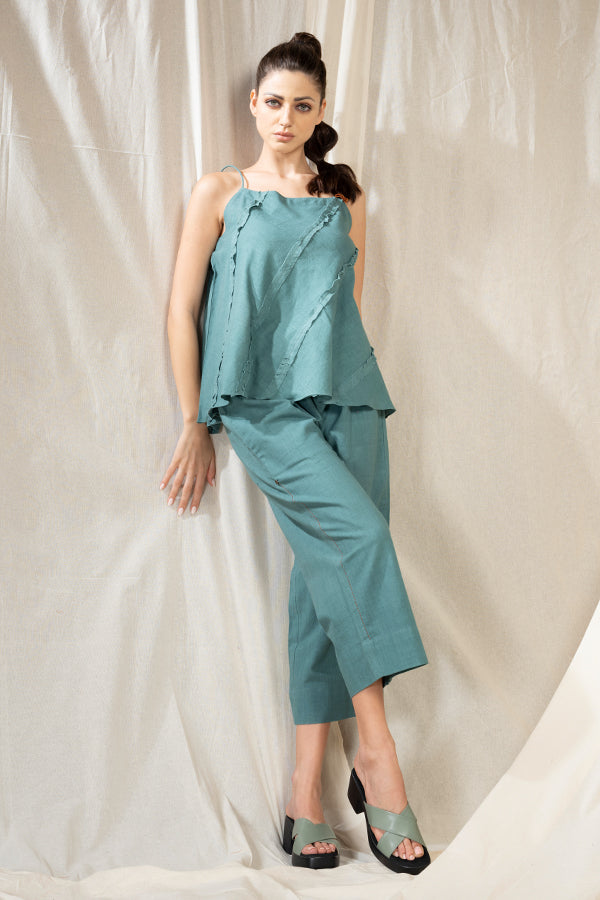 Simple essence- eco-club teal co-ord set