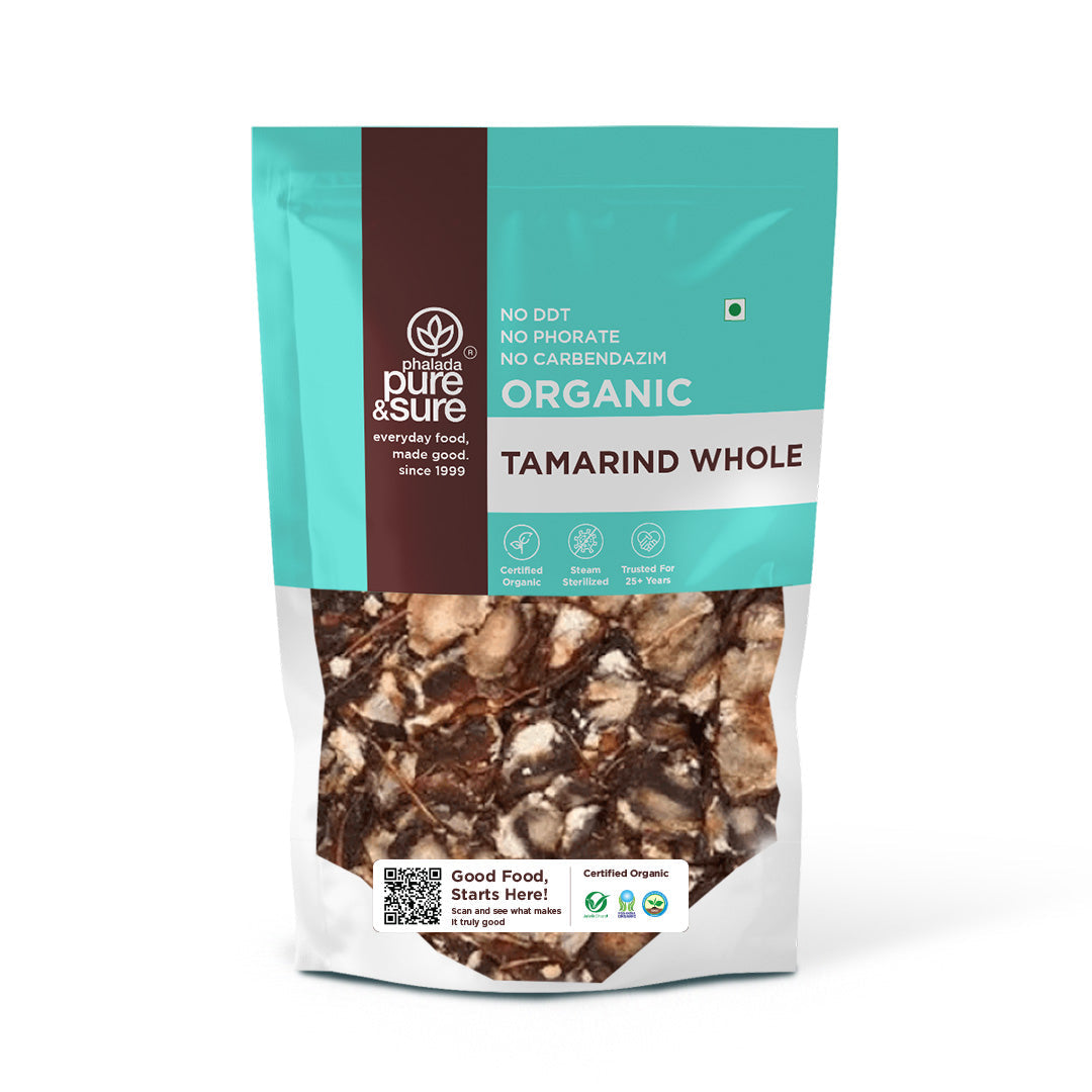 Phalada Pure and Sure Organic Tamarind Whole Front