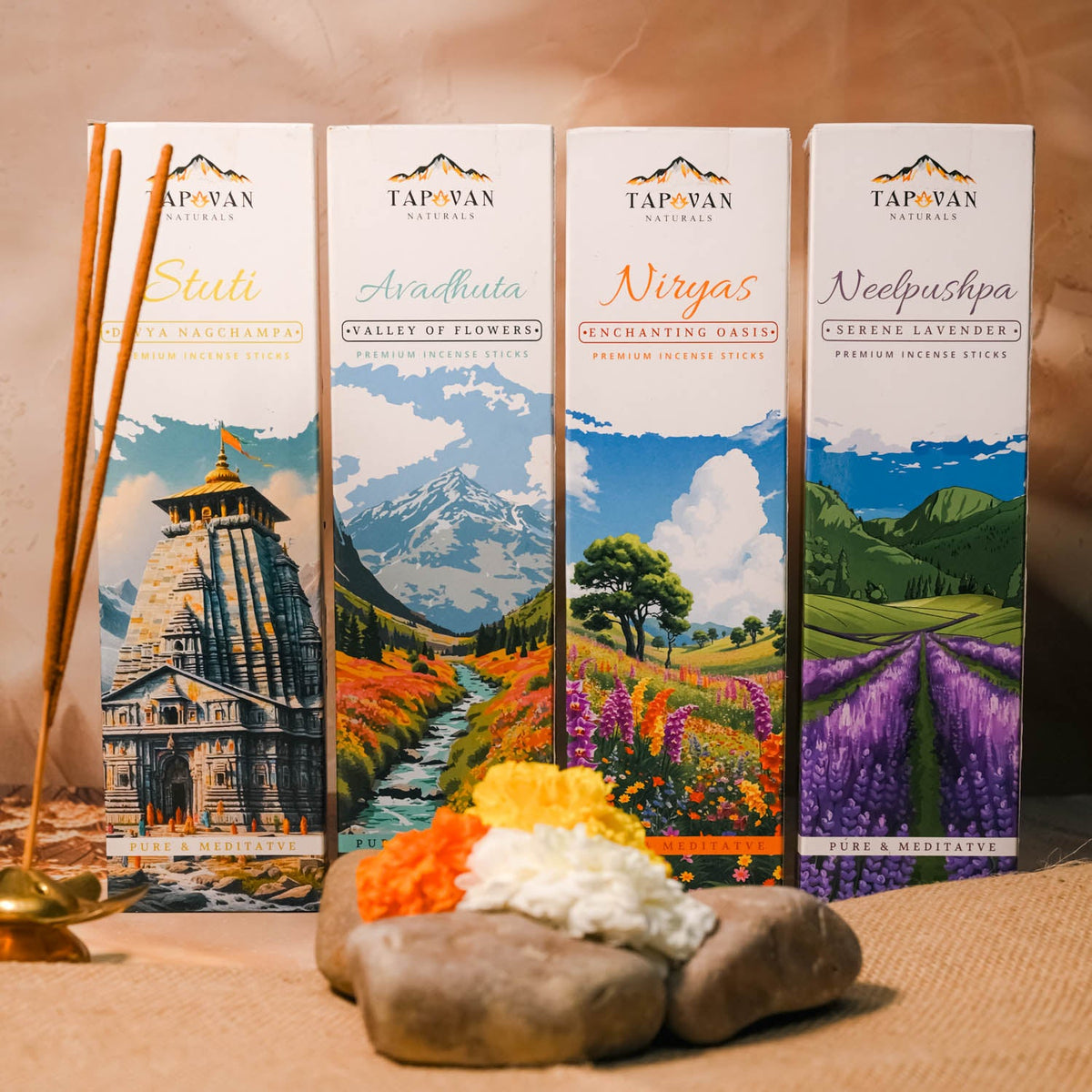 Luxury Floral Incense Sticks Pack