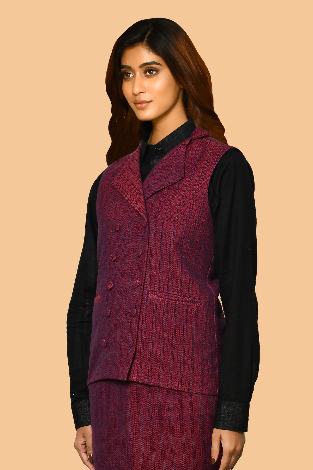 Elegant corporate wear cotton jackets for women