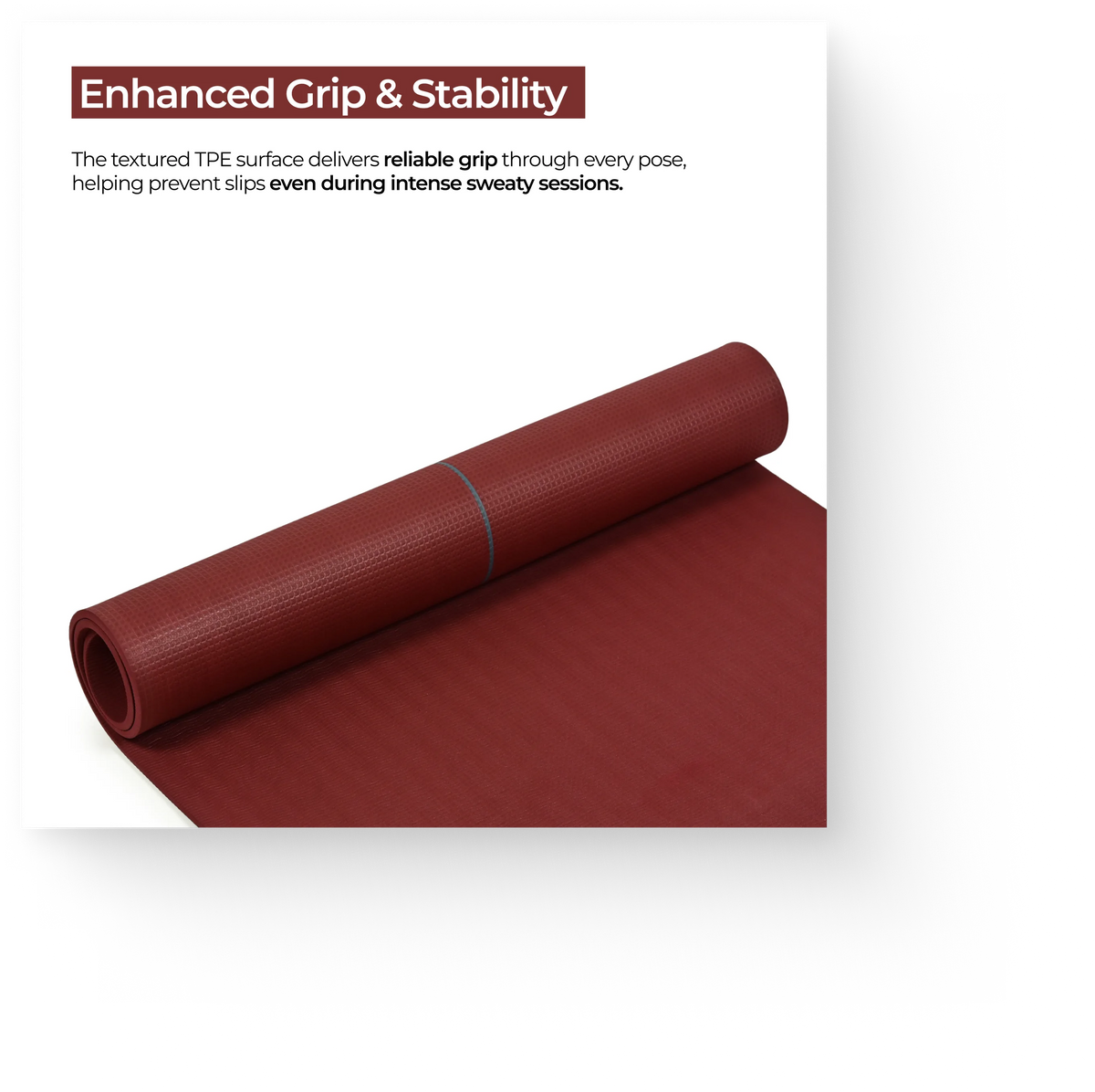 Tuscany Sequence Arched Yoga Mat #color_tuscany#shape_sequence-arched