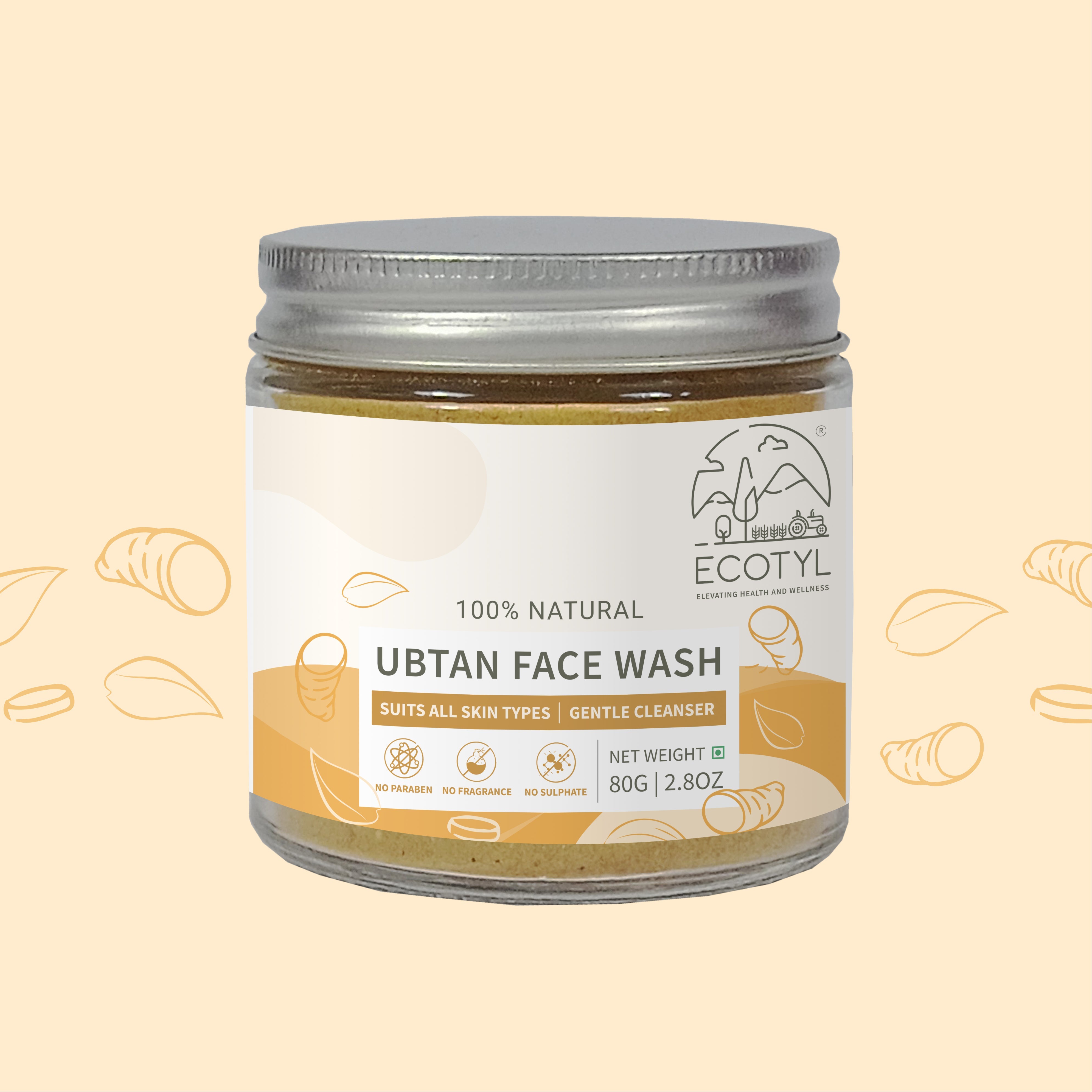 Ubtan Face Cleanser - Ecotyl - 100% Organic I Sustainable