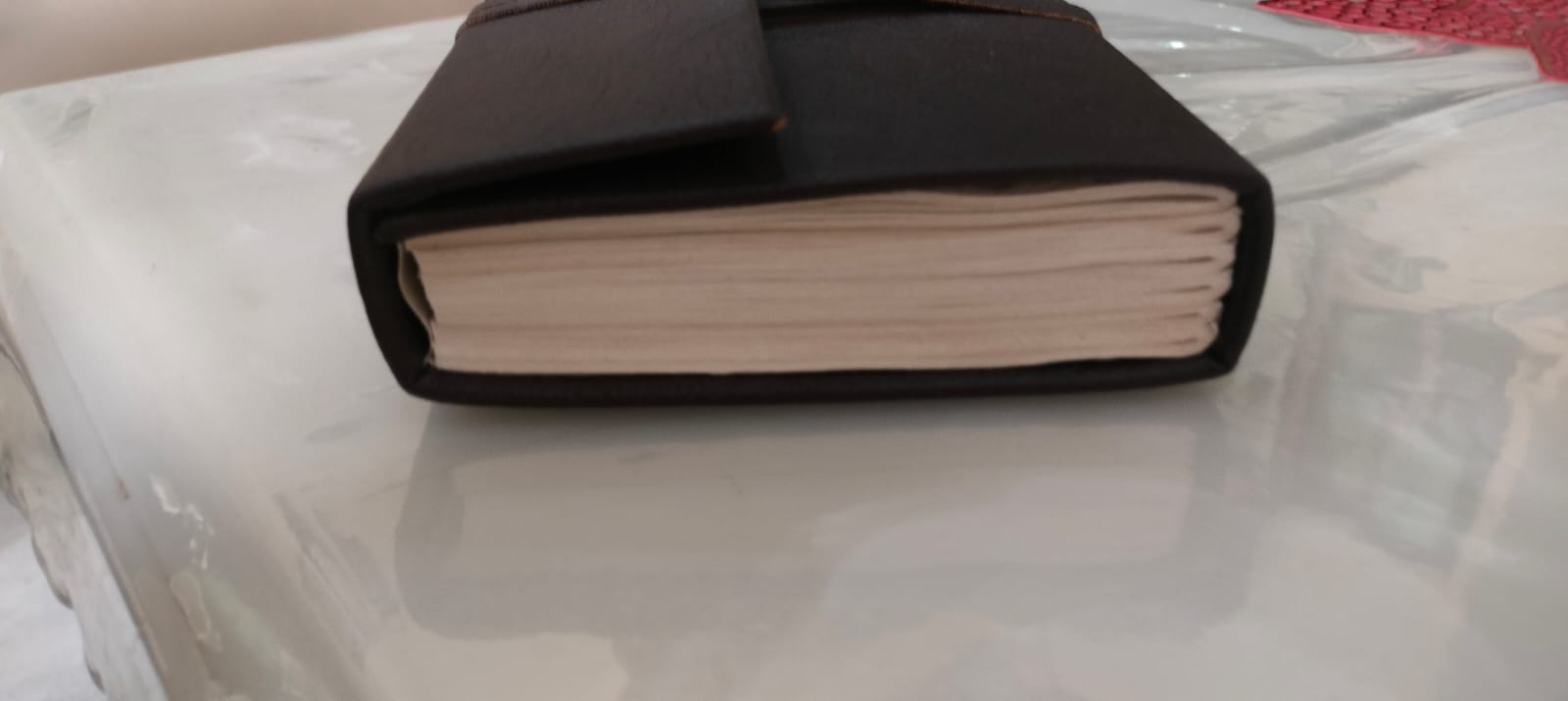 Exclusive vegan leather jumbo journal with eco-friendly design, large writing pages, and sustainable material cover
