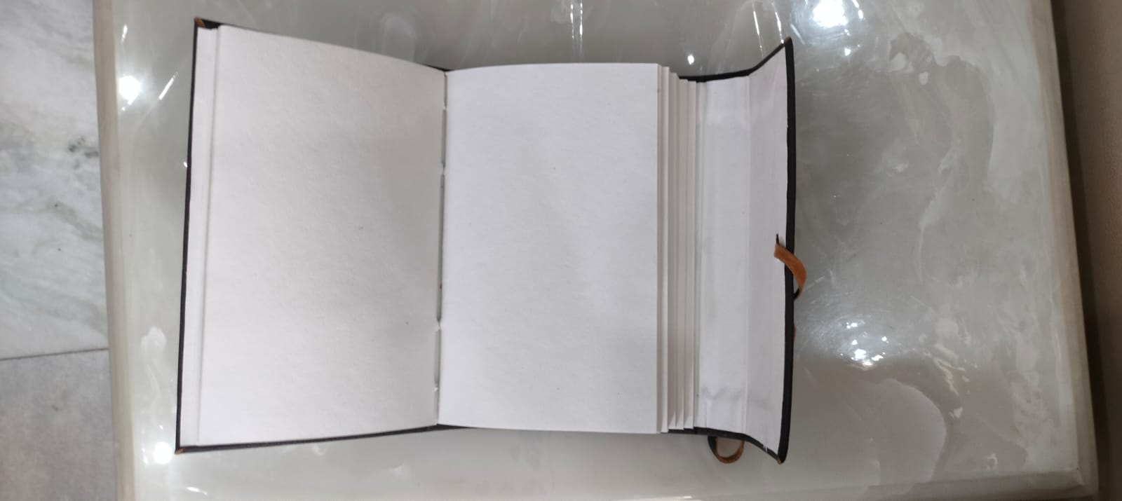 Exclusive vegan leather jumbo journal with eco-friendly design, large writing pages, and sustainable material cover