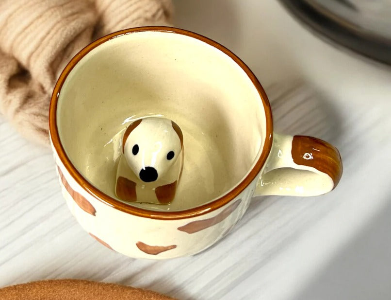 Doggo Mug | Cute Dog Ceramic Mug | Aesthetic Coffee Cup - https://artecasa.in/