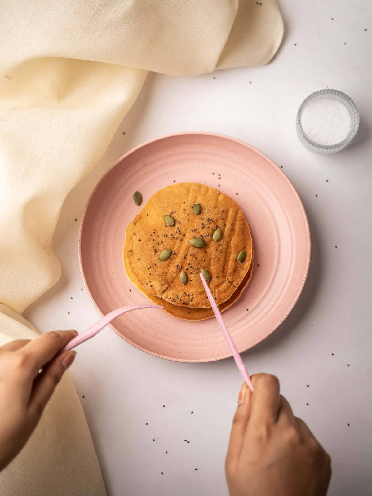 Wheat Straw Snack Plates