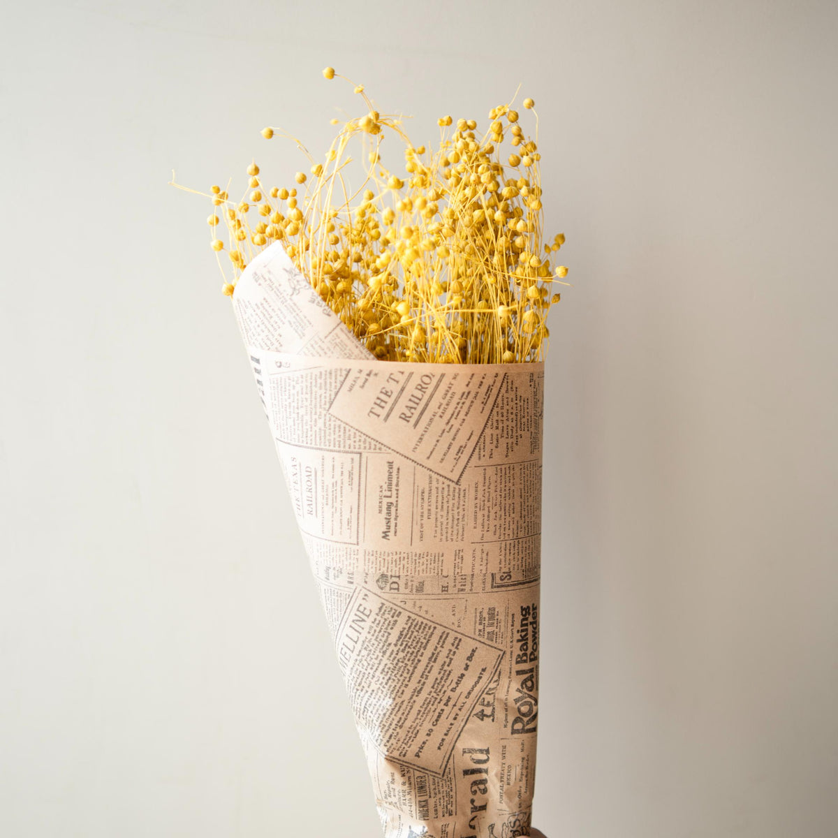 Yellow flax dried flower - https://artecasa.in/