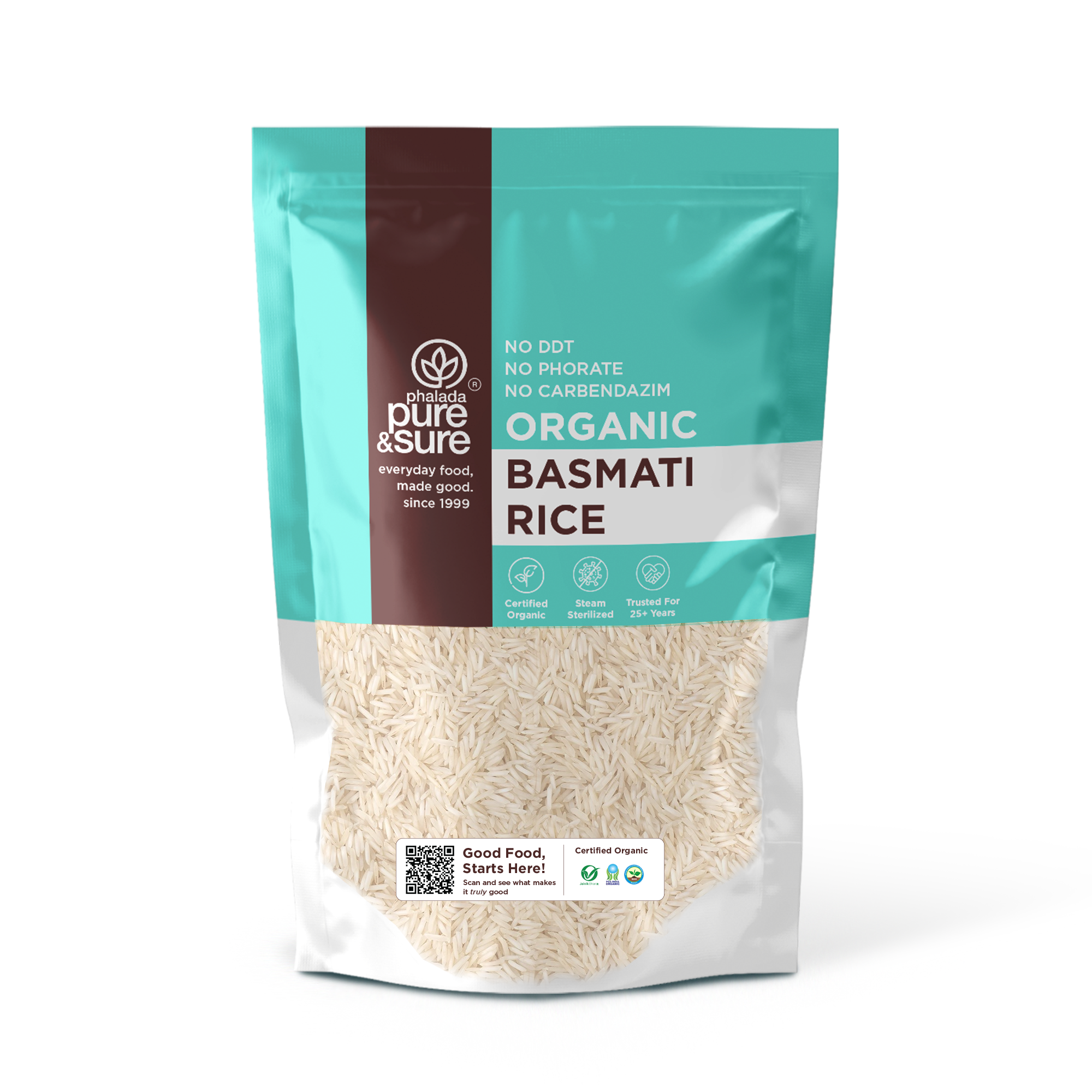 Phalada Pure and Sure Organic Basmati Rice Front