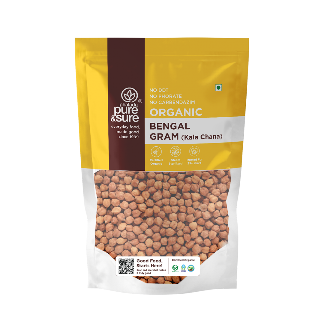 Phalada Pure and sure Organic Bengal Gram front