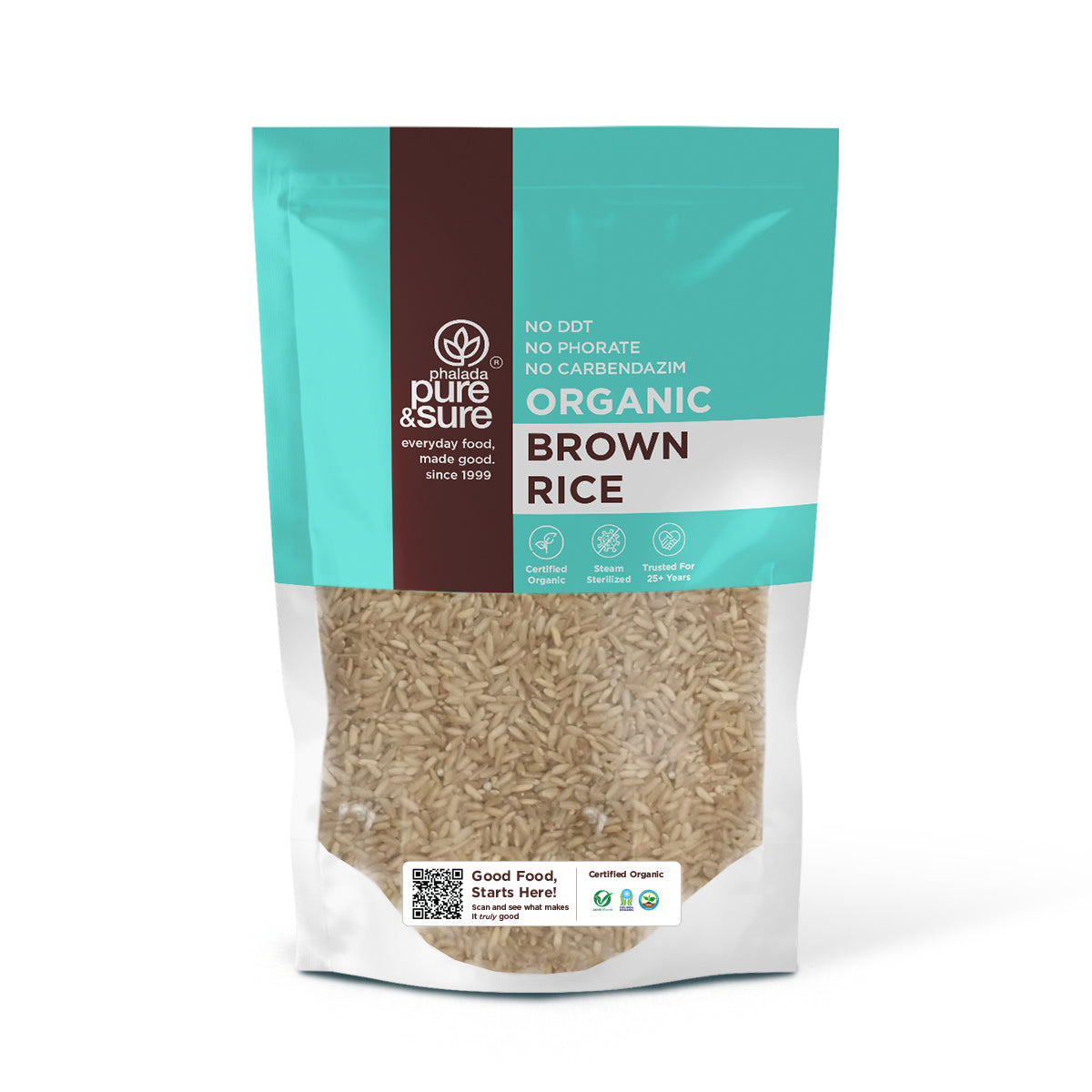Phalada Pure and Sure Organic Brown Rice Front