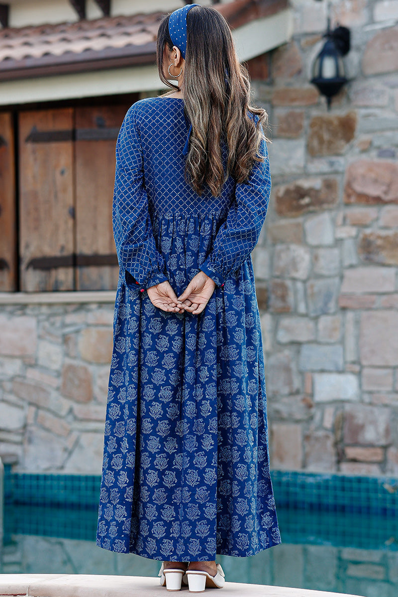 Danny Indigo Dress - Dhãran