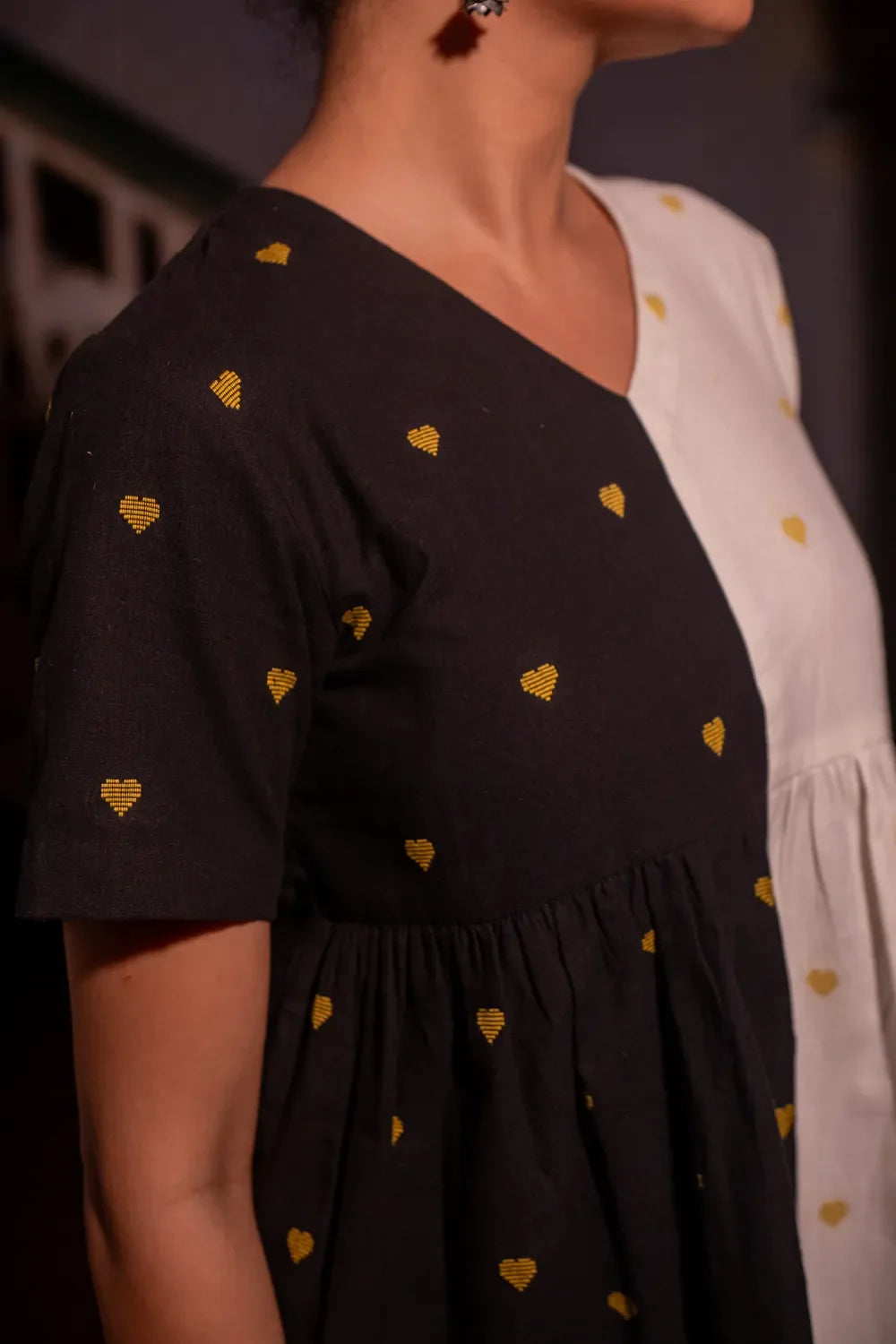 Elegant Day Night South Cotton Dress for Festive Wear