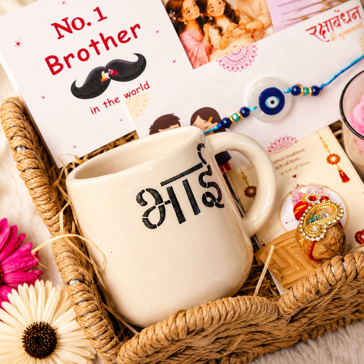 Artecasa Bhai Divine Bond Rakhi Hamper | Premium Raksha Bandhan Gift Hamper - https://artecasa.in/