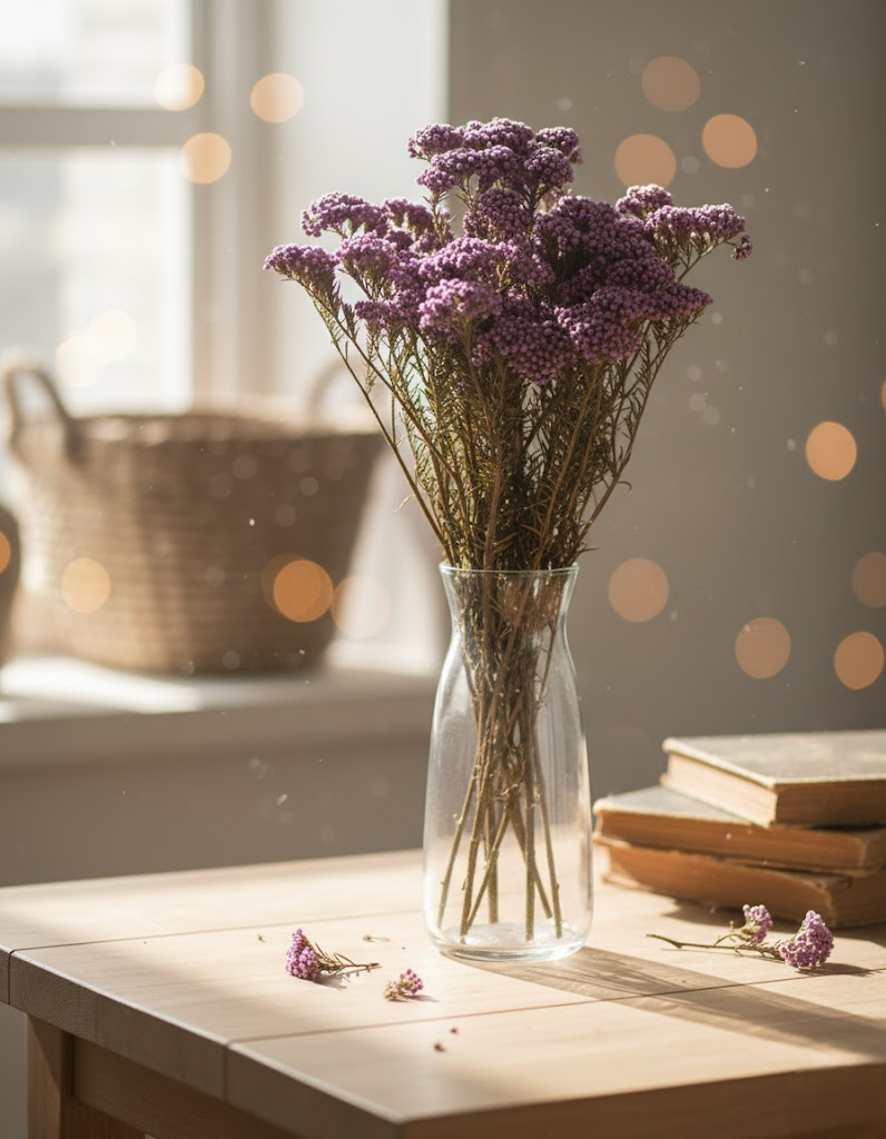 Purple Dried Rice Flower – Natural Forever Floral Décor | ArteCasa - https://artecasa.in/