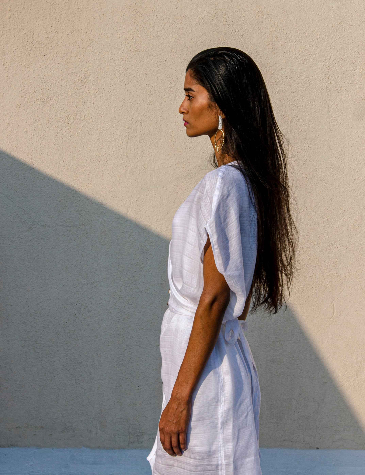 Daydream White Tencel Dress