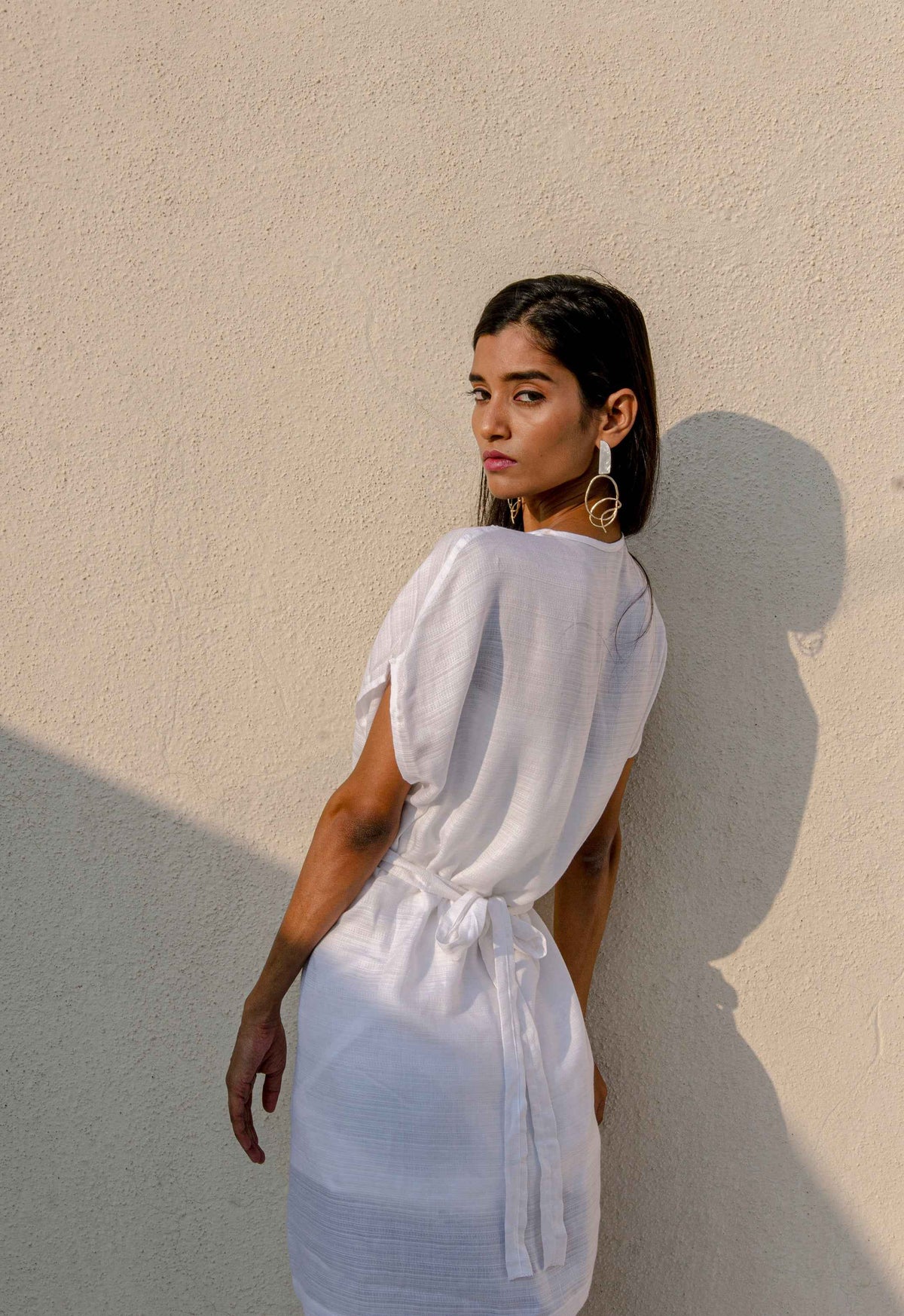 Daydream White Tencel Dress