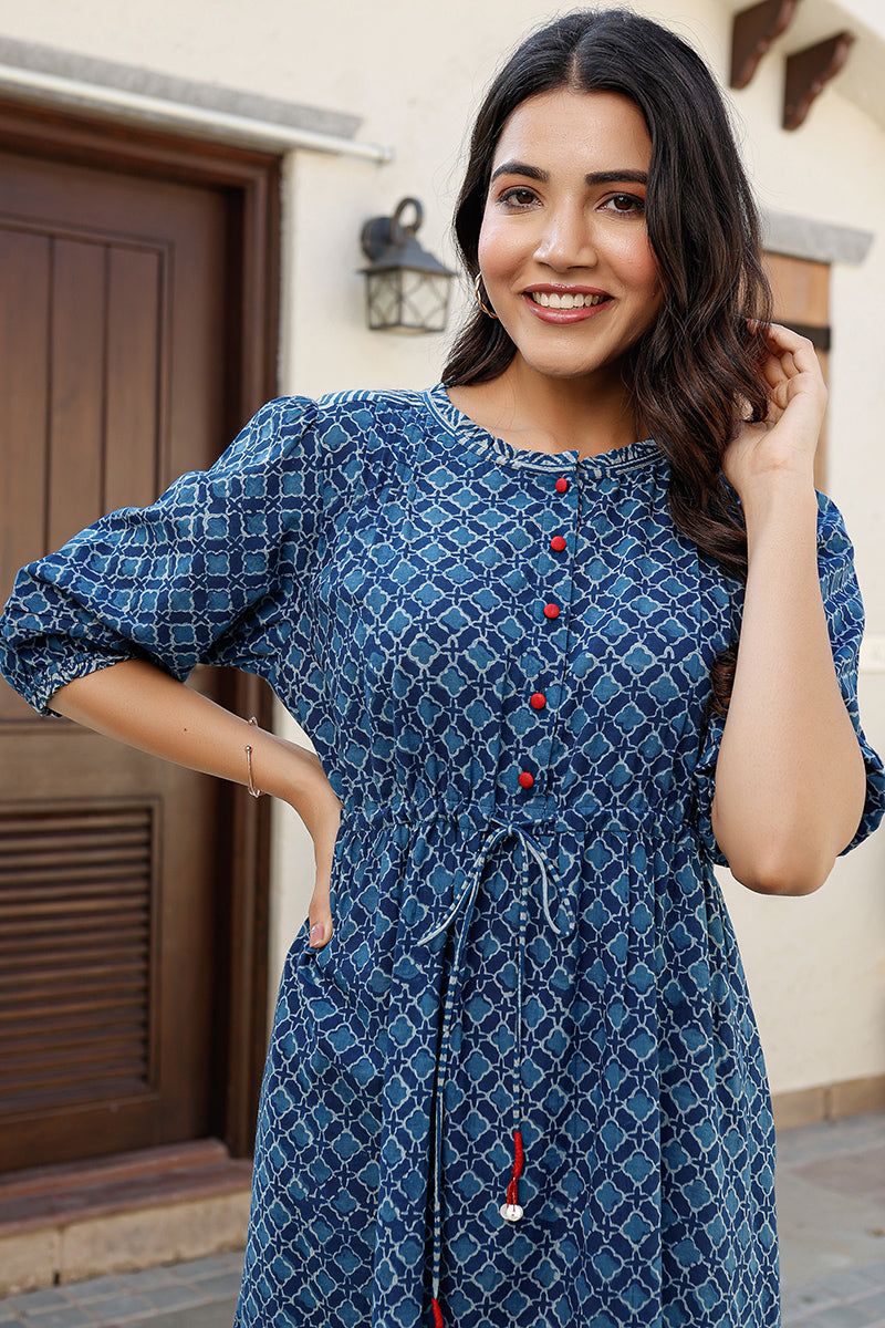 June Indigo Dress - Dhãran