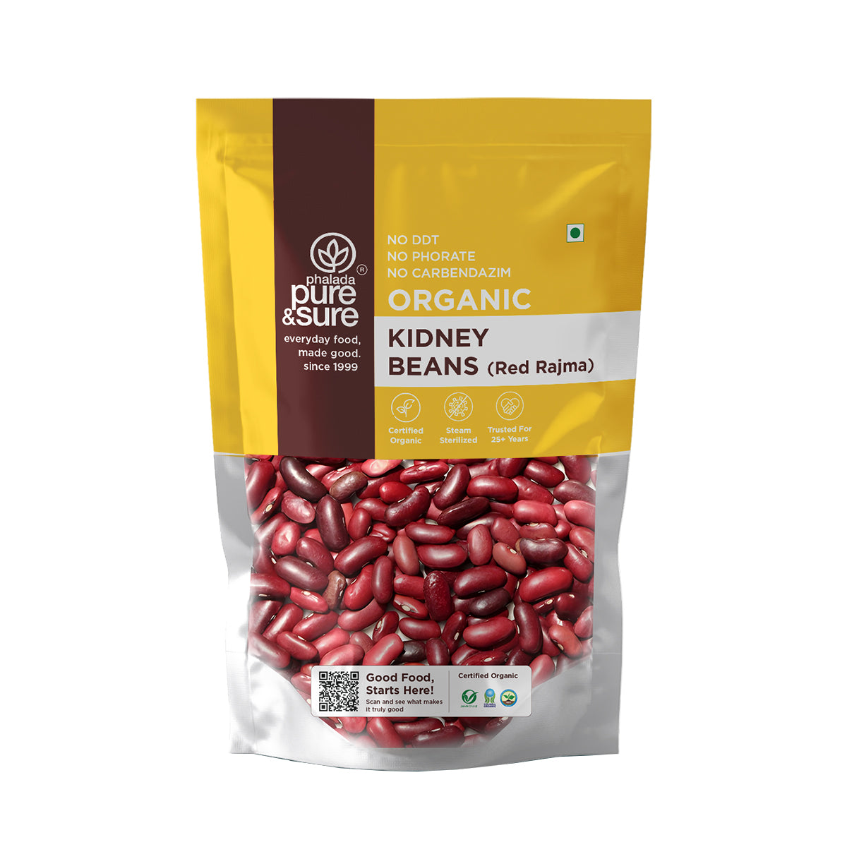 Phalada Pure and sure Organic Kidney beans Front