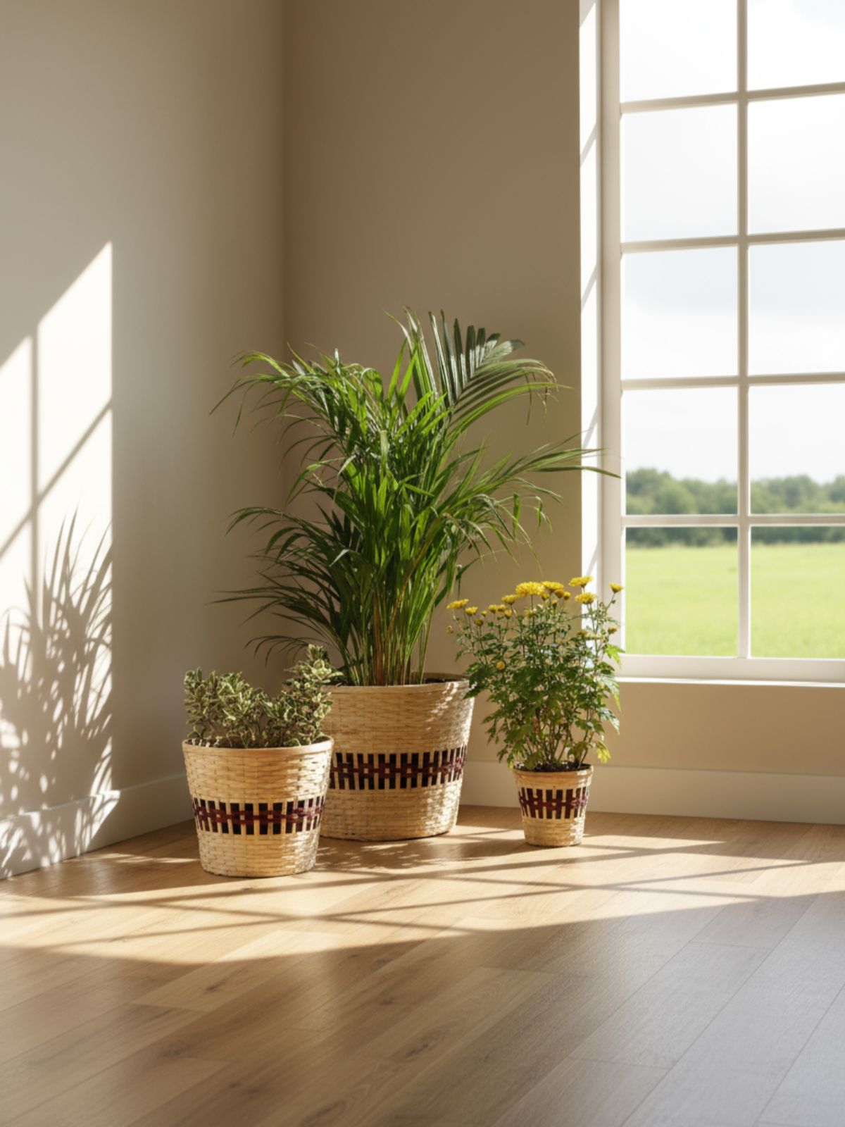 Kohima Weave Planter - Greenkraft