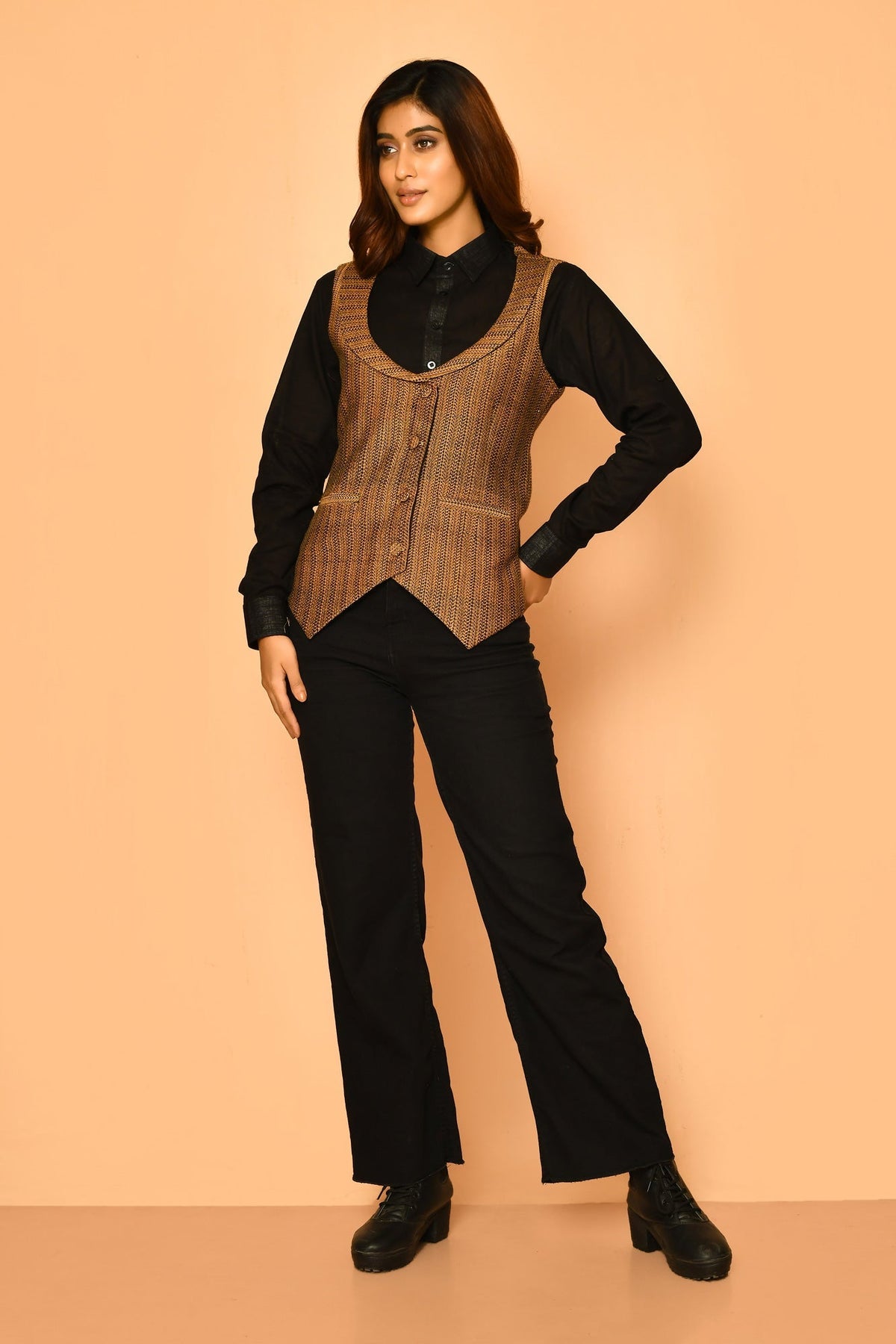 Buy best ladies waist length cotton jacket for women