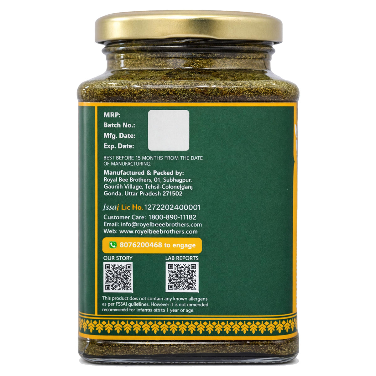 100% Pure Organic Moringa Powder – Nutrient-Dense Superfood Packed with Vitamins A, C & E, Iron, Calcium and Powerful Antioxidants for Immunity & Energy Support