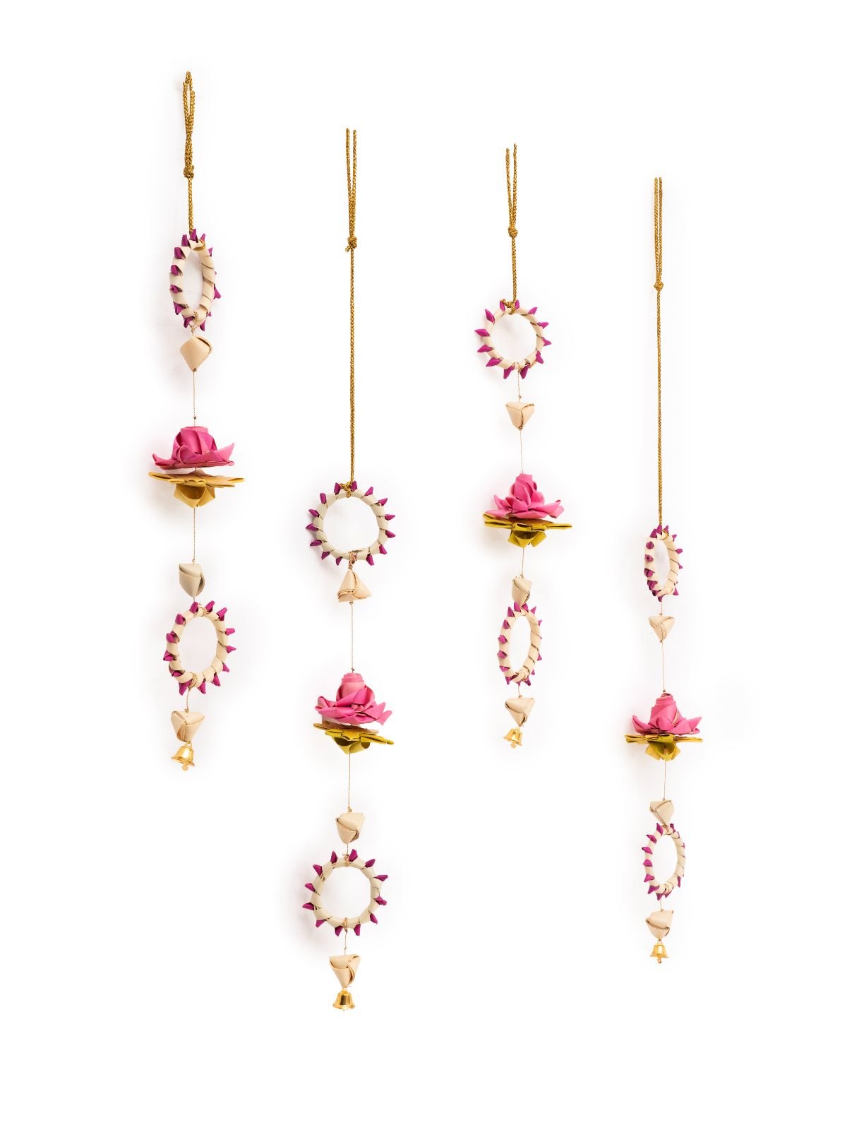 Pankhuri handcrafted Palm Leaf Hanging - Set of 2 - Greenkraft