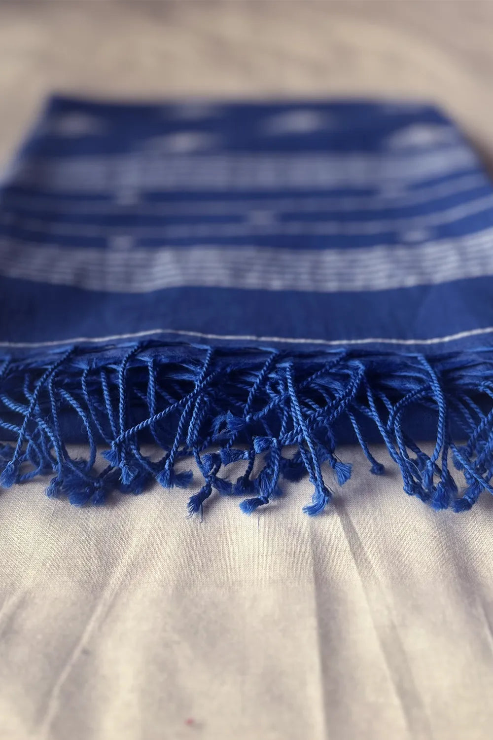 Premium Calm Blue Taranga Jamdani Dupatta for Wedding and Festive Wear