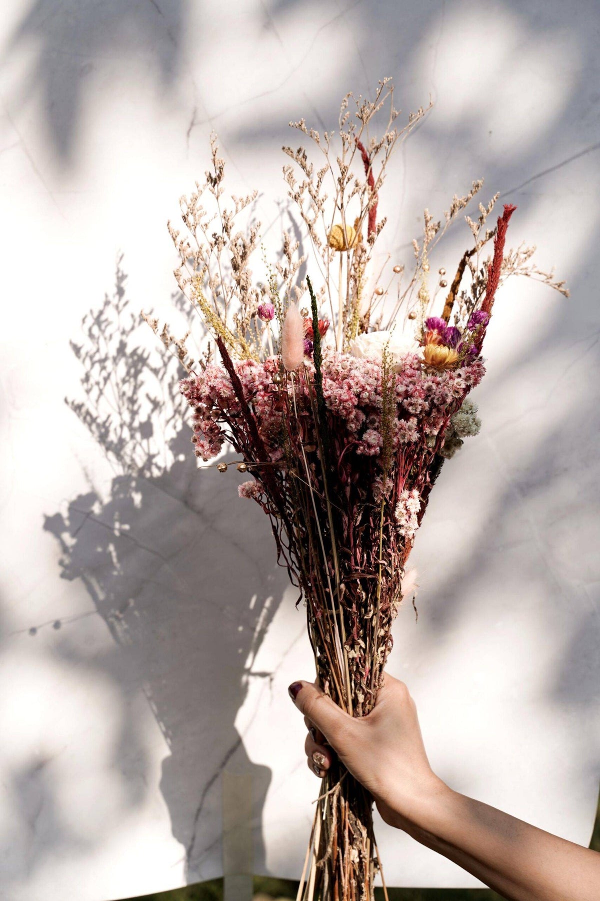 Serene Garden dried flower bouquet arrangement for modern home decor and gifting